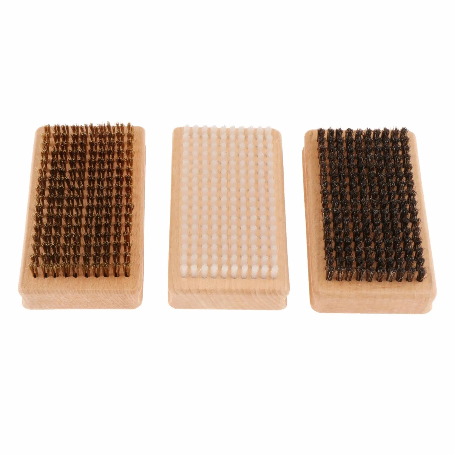 Juego de 3 Cepillos de Cera para Snowboard y Esquí Ligero Duradero