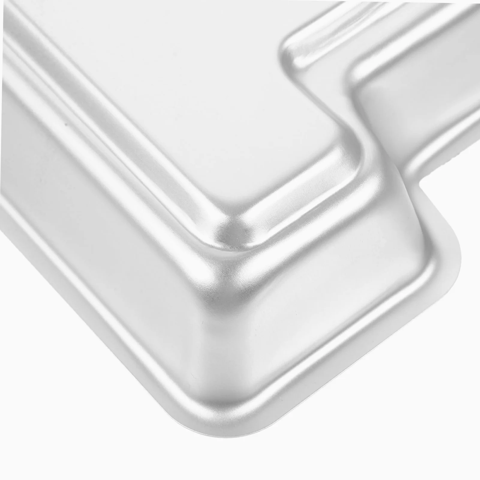Cabilock 4 Piezas 1 Molde De Torta Bandeja Para Hornear De Metal Casera Molde Para Hornear Panadería Molde Para Pasteles De Número Pequeño Repostería Casera Aleación De Aluminio