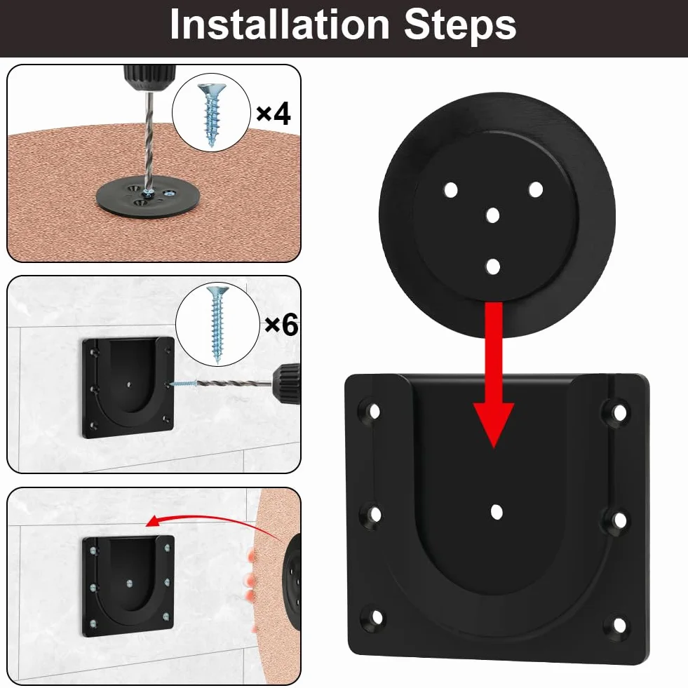 flintronic Soporte para Diana de Dardos de Pared, Soporte Pared Tablero Diana, Kit de Suspensión
