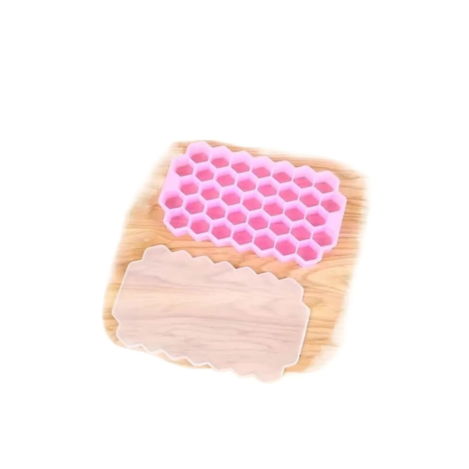 Molde Hielo Bandeja For Cubitos De Hielo 148 Rejillas Con Tapa Silicona For Refrigerador, Apta For Moldes Pequeños, Fácil Desmoldar Y For Clasificar