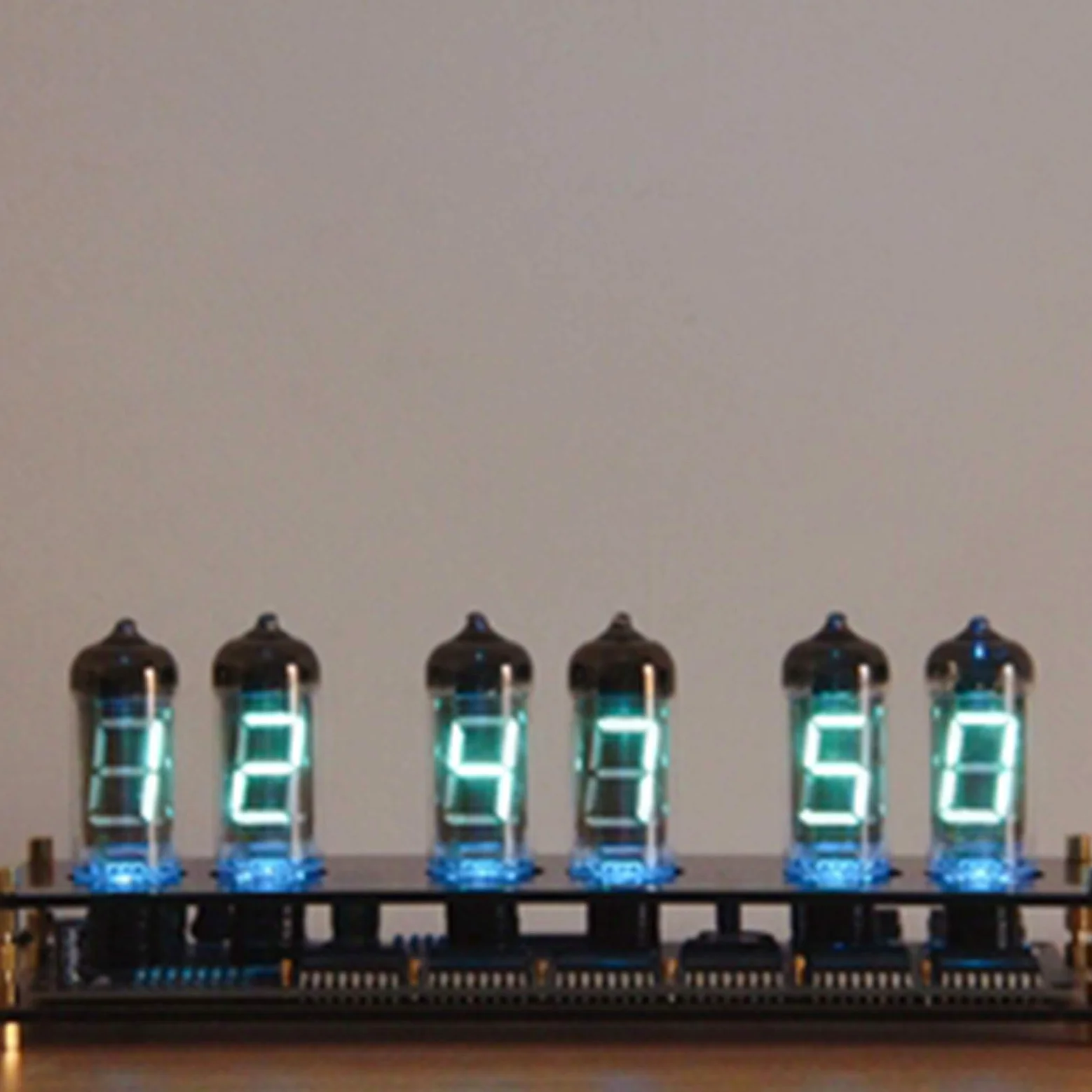 Regalos Personalizados, Reloj de Voz LED, Reloj de Tubo Nixie, Reloj Despertador Bluetooth, Reloj de Tubo Nixie, Temporizador de Encendido y Apagado de Tubo Fluorescente,