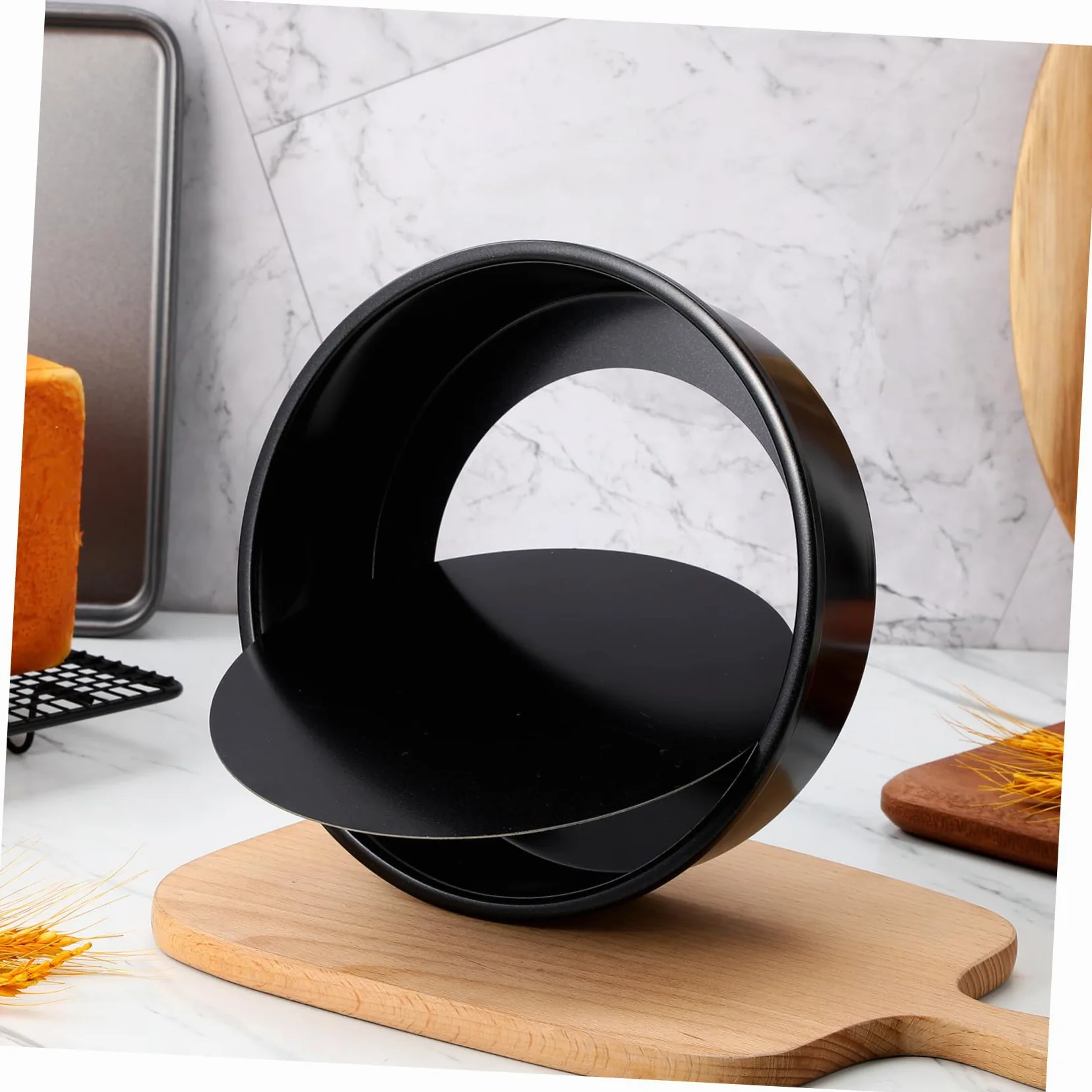SOLUSTRE 3 Piezas Moldes Redondos para Tartas de Horno Antiadherente para Repostería y Profesional