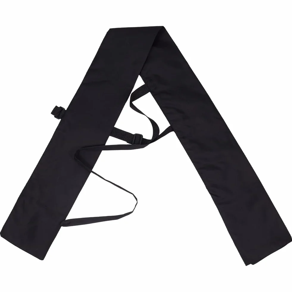 GORGECRAFT Bolsa de transporte para katana ninja, funda de almacenamiento de poliéster negro, con correa ajustable para disfraz de samurái