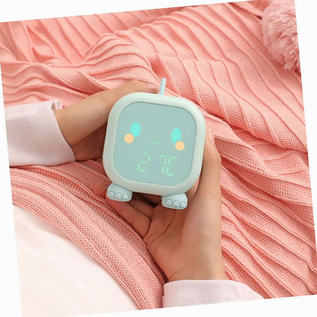 Alipis 2 Piezas Reloj Despertador Inteligente para Despertador con Radio smartwatch para smartwatch Reloj de Escritorio Digital LED Entrenador de sueño para Green