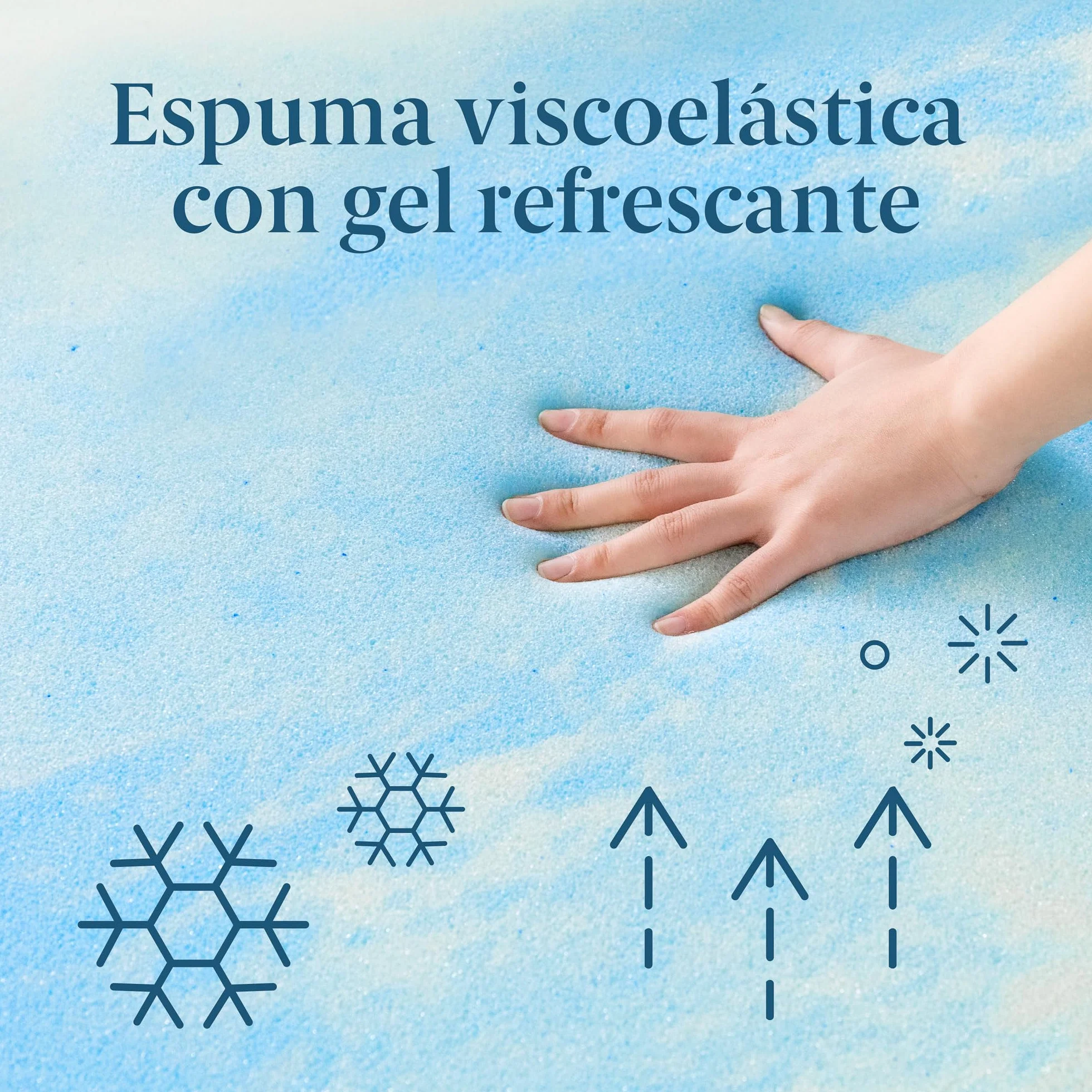 Zinus Topper 90x190 cm – Grosor de 10 cm – Sobrecolchón de Espuma con ventilación refrescante – Firmeza Media – Funda Suave y Transpirable – Certificado Oeko-Tex