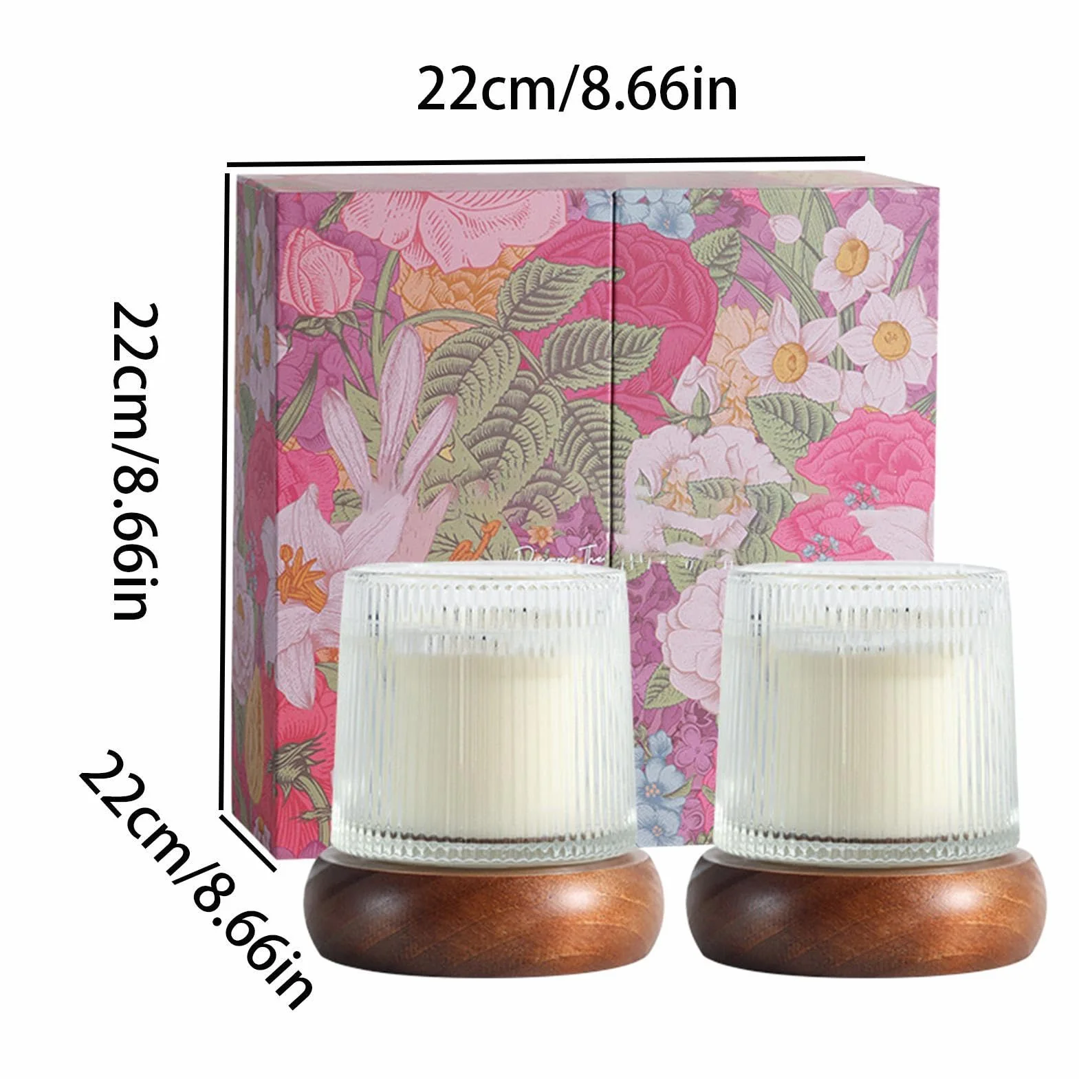 Vela Aromática Estético con Soja Natural | Set de Velas de Aromaterapia con Tarjeta para Decoración del Hogar, Dormitorio, Salón, Baño, Relajación, Sueño, Regalo de