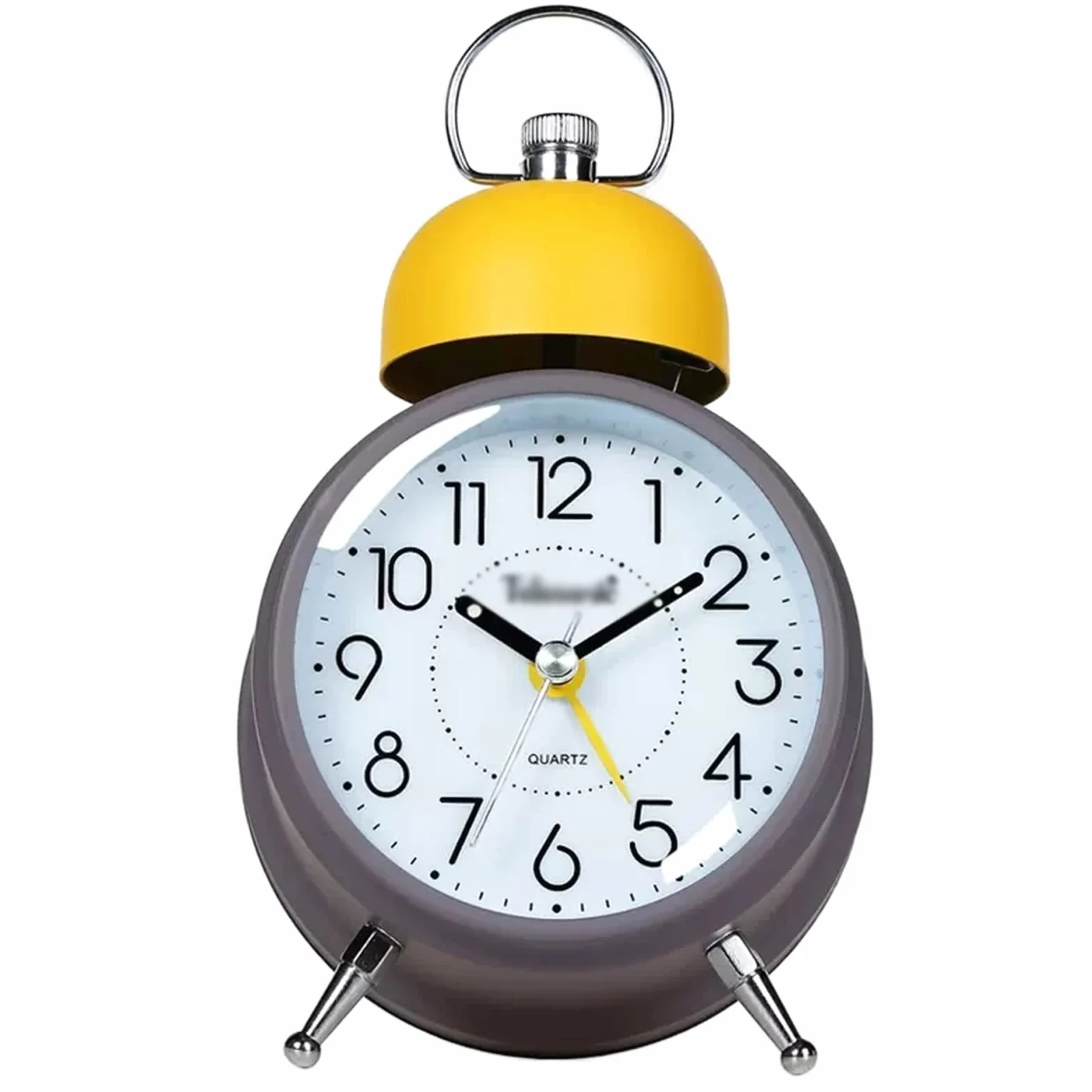 Despertador, 3, 5 pulgadas con luz nocturna y timbre, funciona pilas(D)