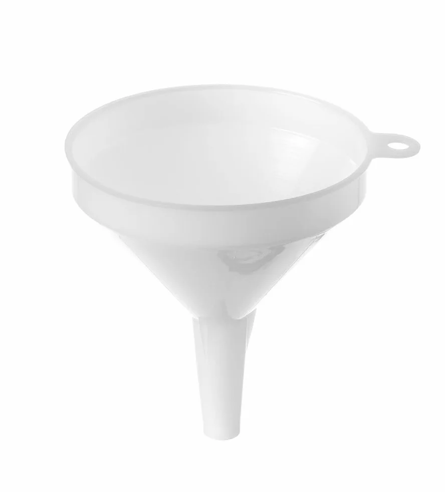 HENDI Embudo, utensilio de cocina universal, ⌀100x(H)115mm, polietileno, blanco
