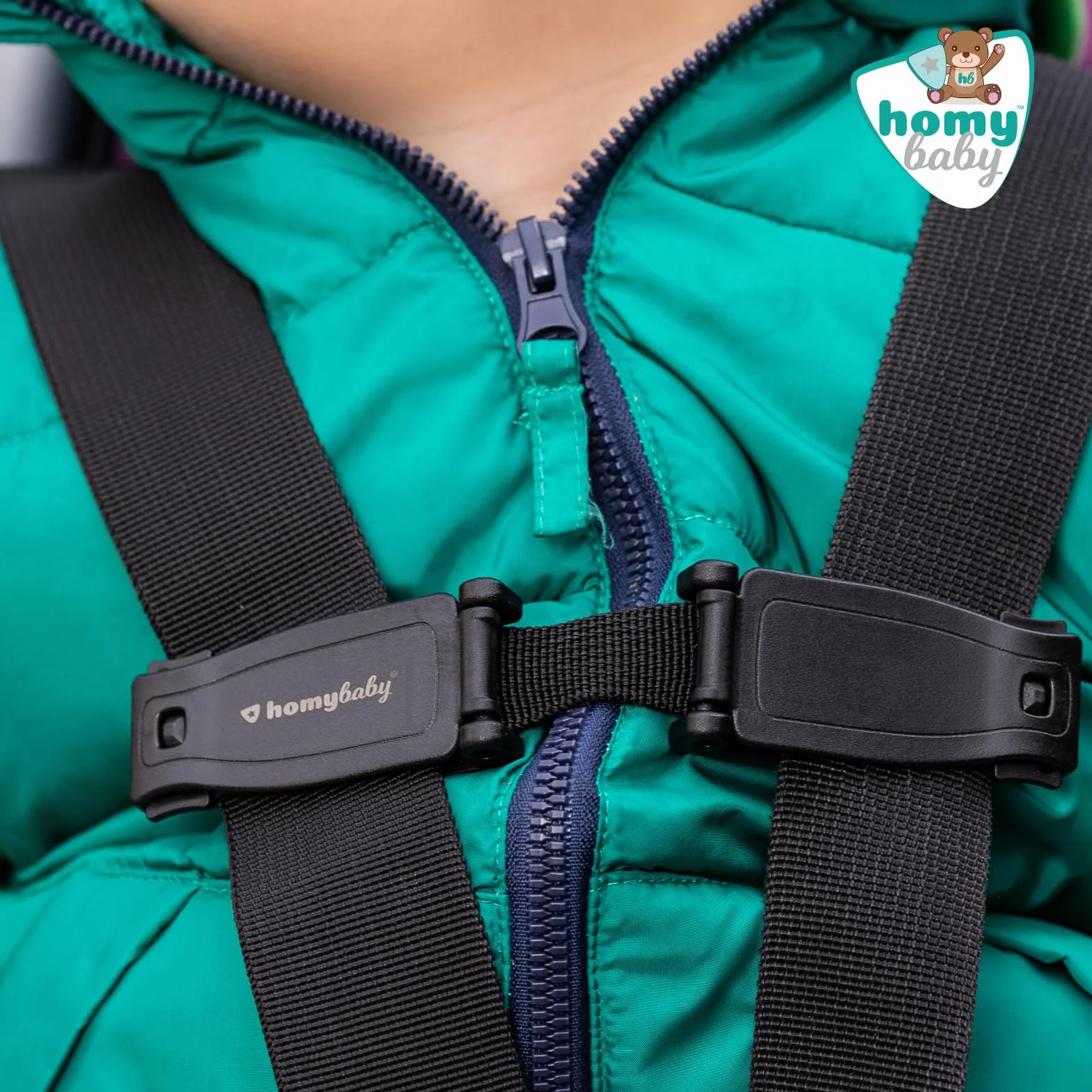 HOMYBABY® Hebilla para Silla de Bebé - Clip Antiescape para Arnés Infantil