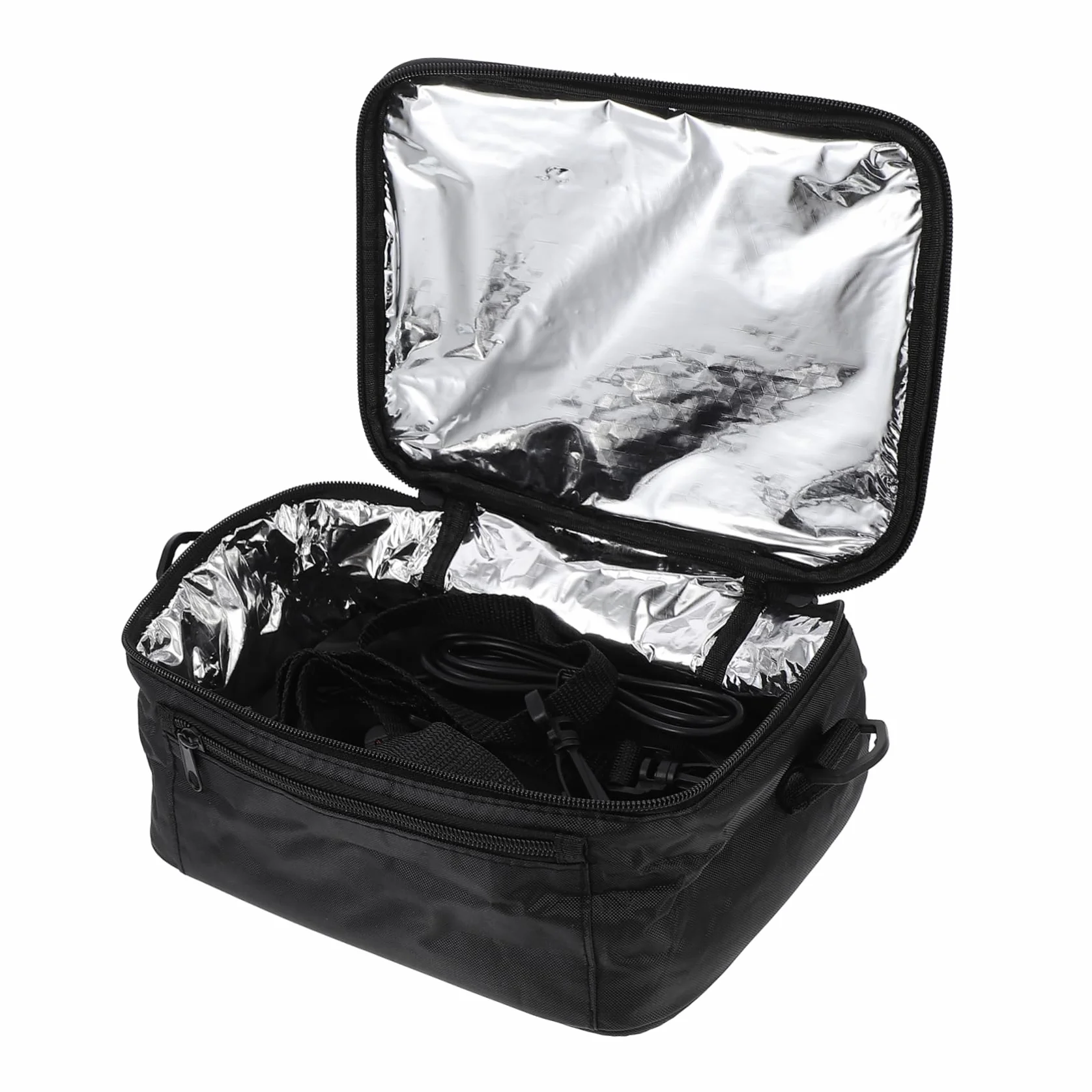 Mipcase Bolsa Térmica para Almuerzo 12v, de Tela Oxford, Calentamiento y Mantención de Temperatura, Adecuada para Oficina y Pesca Nocturna
