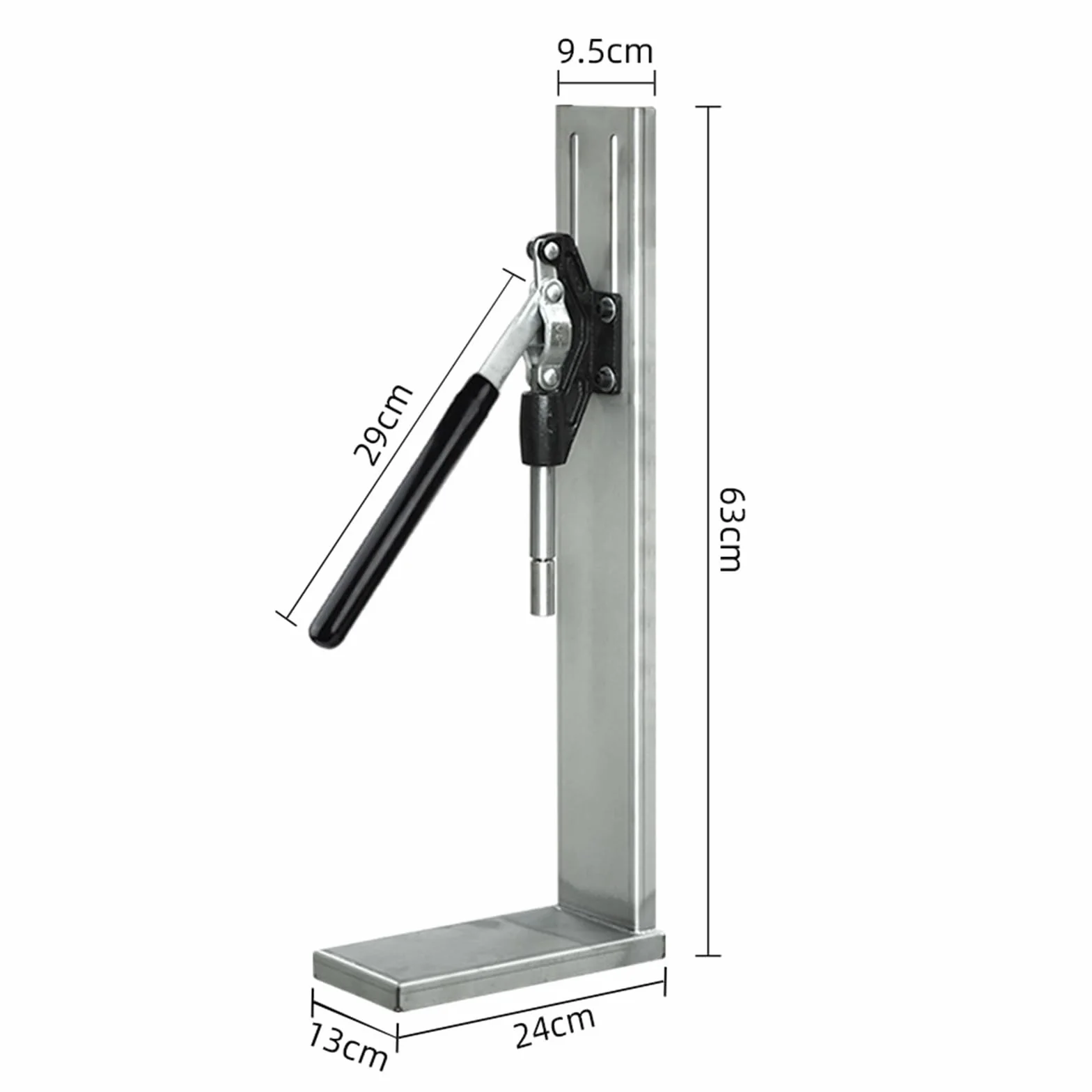 Encorchadora Manual para Botellas de Vino, Corcho a presión de Acero Inoxidable, Herramienta para Insertar Tapones, 4 Cabezales Pom, 300 Botellas/h, para corchos de 20-22 mm