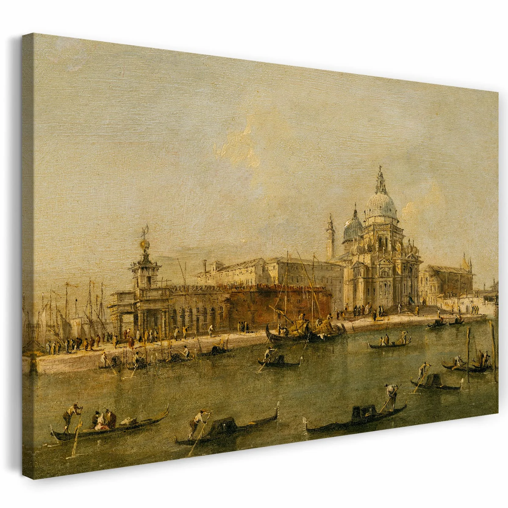 Printed Paintings Impresión sobre Lienzo (120x80cm): Taller de Francesco Guardi - Venecia: La Dog