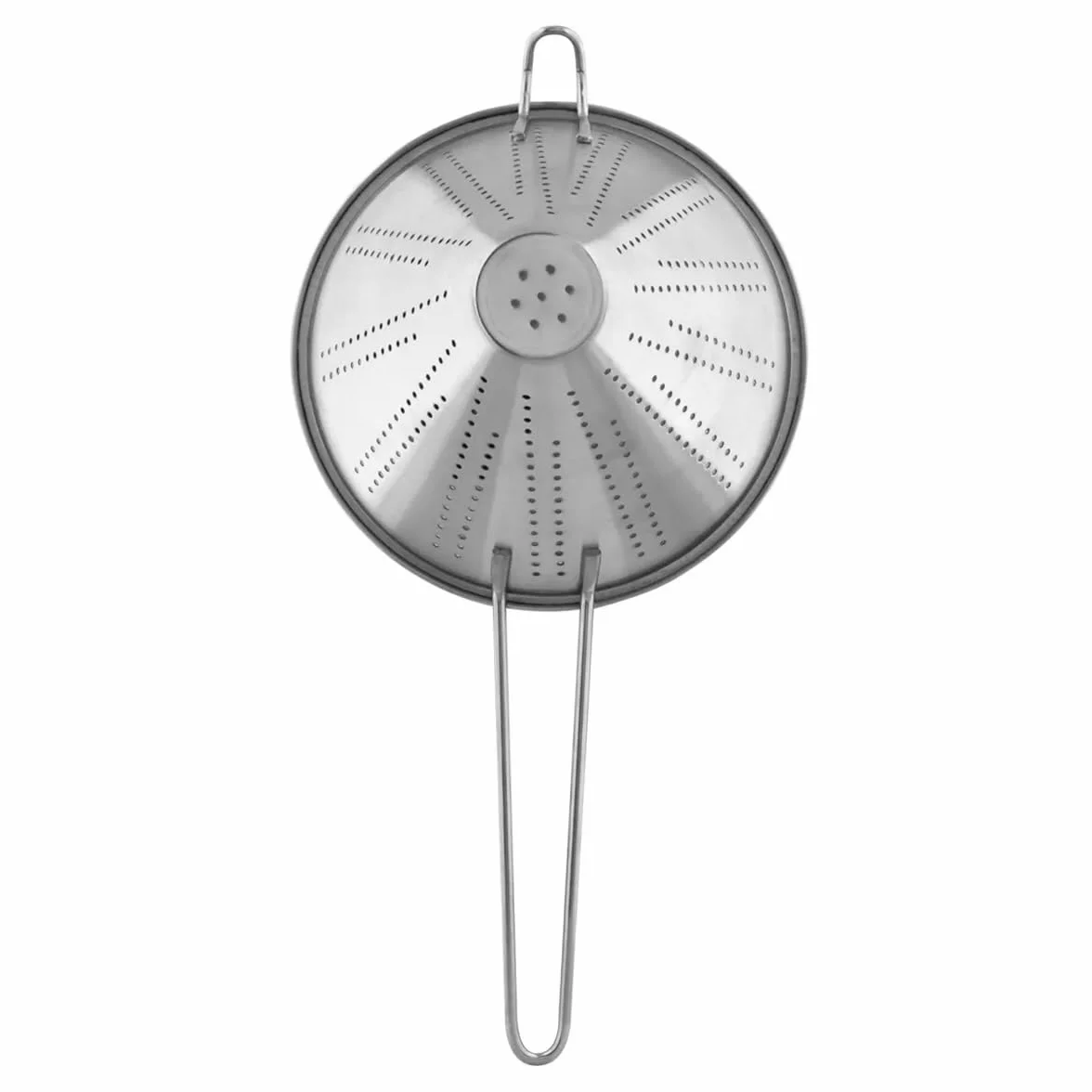 Menax - Colador Chino de Cocina de Acero Inoxidable - Colador de Cocina - Escurridor de Acero para Drenar Pasta, Verduras, Frutas y Arroz - 14 cm