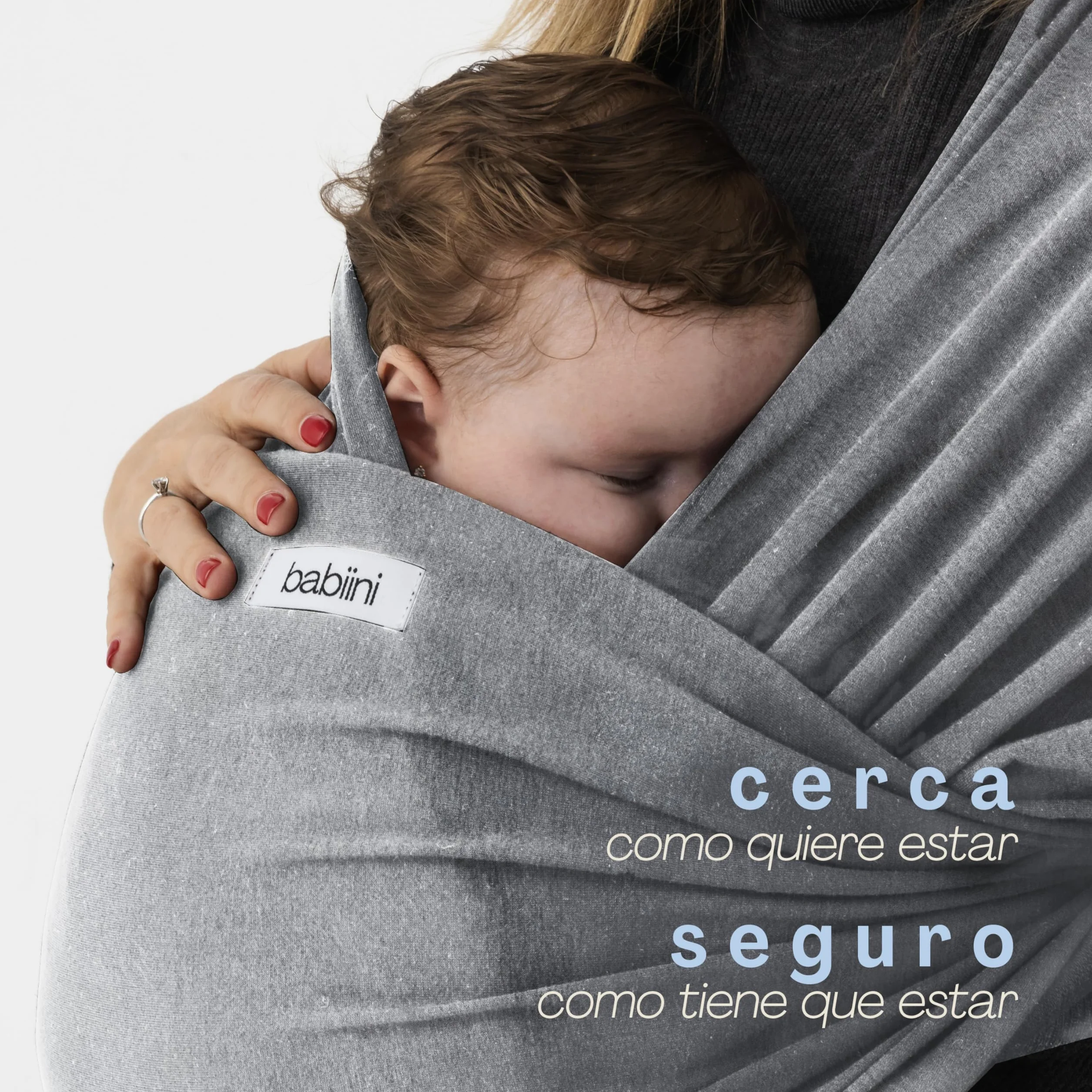 Fular Portabebés Ajustable Elástico Ergonómico Transpirable para Bebés 3.2-12kg