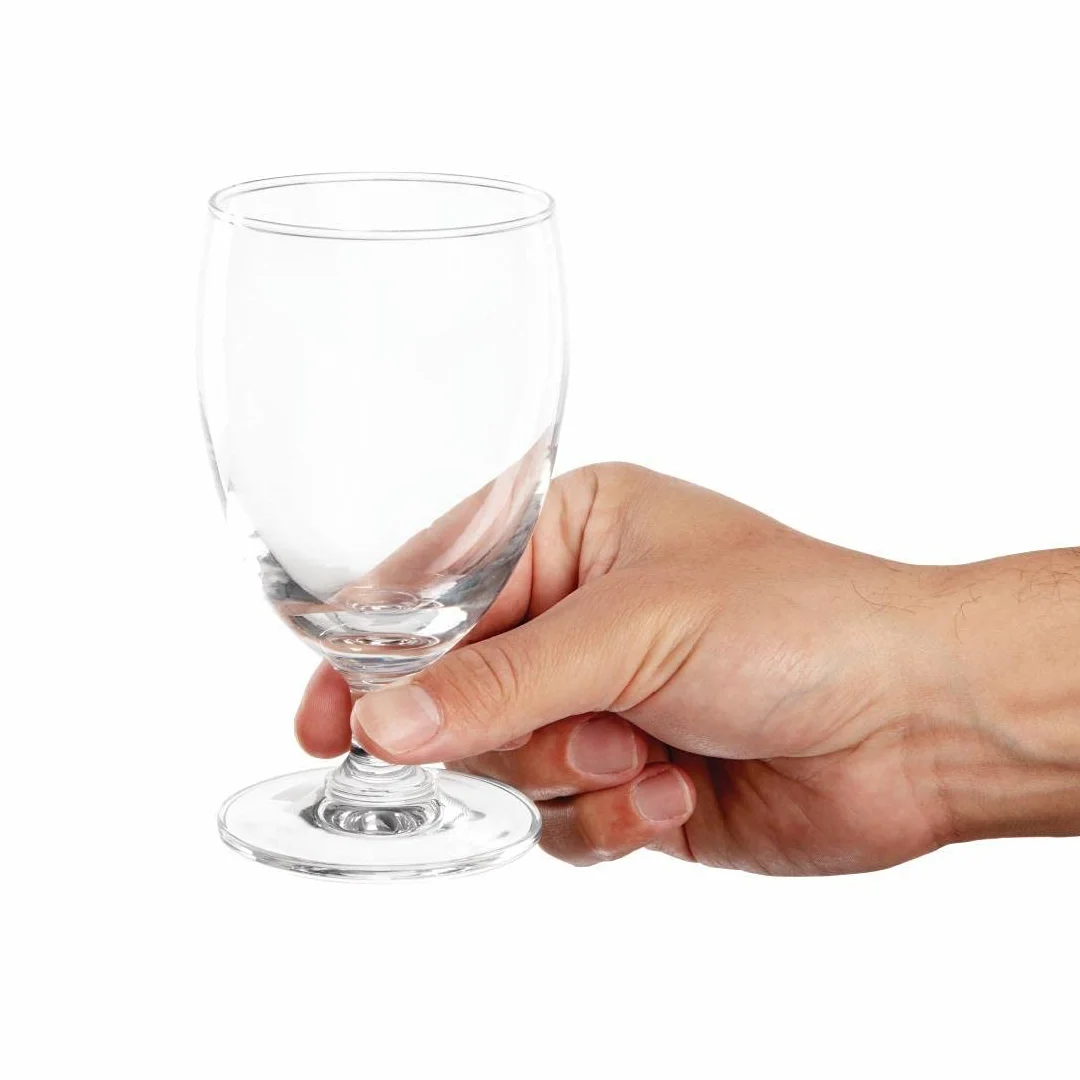 Olympia Copas de vino de tallo corto para cócteles, 308 ml, transparentes, 6 unidades (paquete de 1)