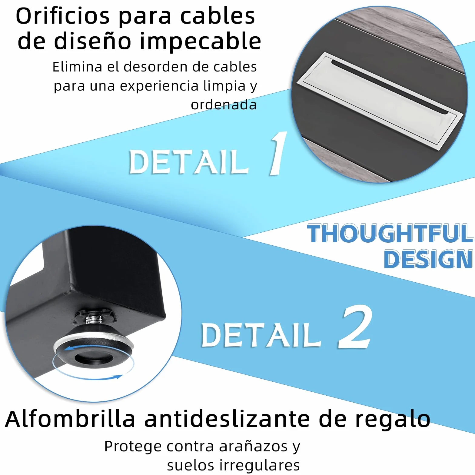 Mesa de Conferencias Grande con Módulo de Almacenamiento — Mesa de Reuniones Moderna 8–12 Personas, Estructura Metálica Negra, Ideal para Oficinas, Salas de Reuniones y Seminarios