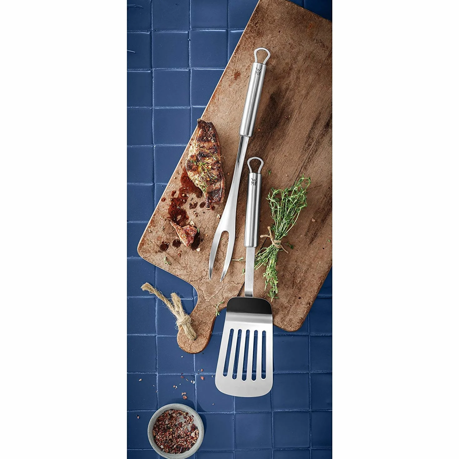 WMF Profi Plus - Tenedor para Carne, Cromargan Acero Inoxidable Pulido 18/10 Apto para lavavajillas