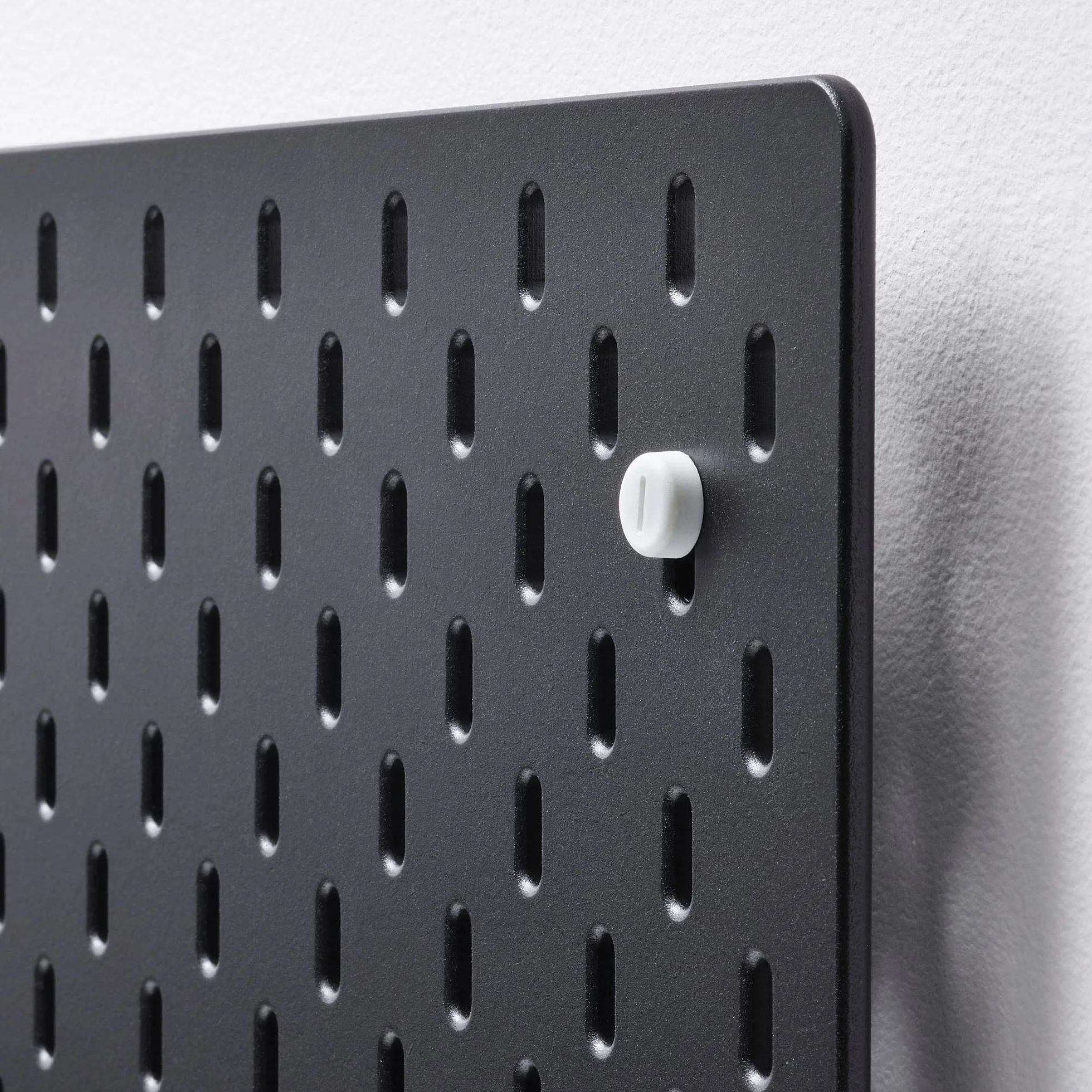 Tablero de clavijas IKEA SKÅDIS, 56 x 56 cm, negro