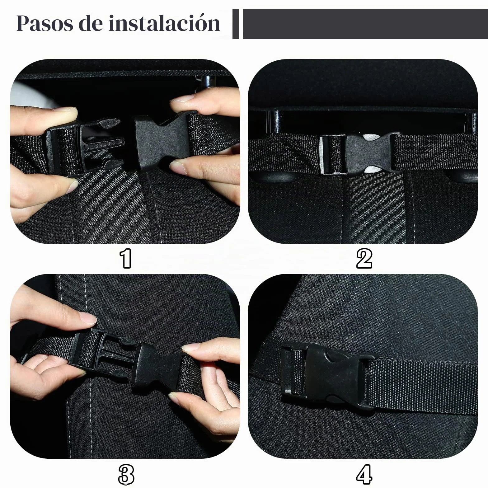 Romon Protector Asiento Coche Silla Bebe,Organizador de Asiento Trasero para Coche, Resistente al Agua y fácil de Limpiar, Tejido Oxford organizador de asiento con mucho espacio de almacenamiento