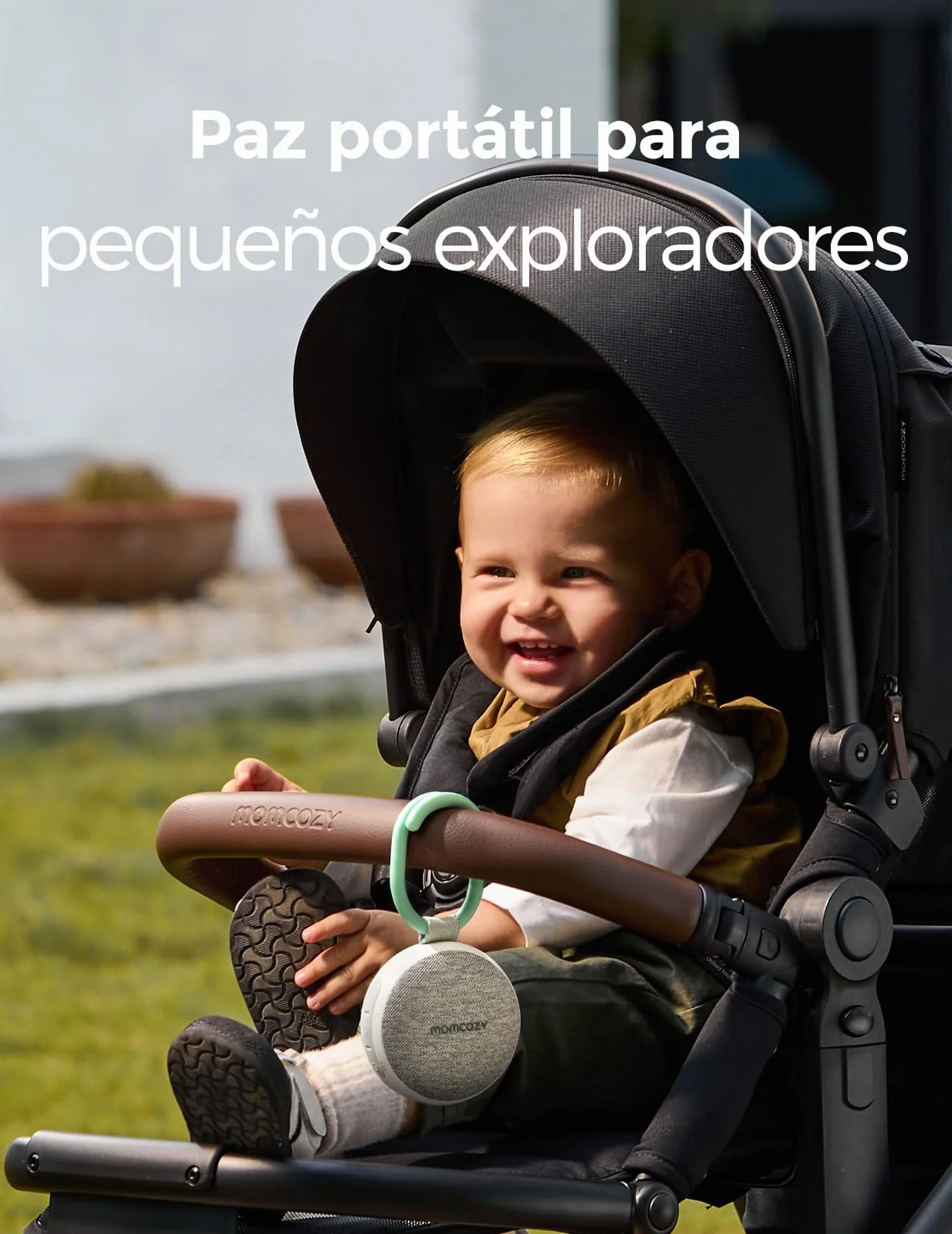 Momcozy Maquina Ruido Blanco Bebe con 20 Sonidos Relajantes, Luz Nocturna, Temporizador