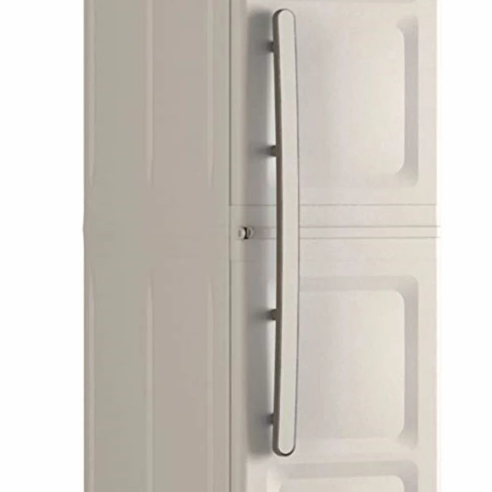 Keter, Excellence Armario con una Puerta, Polipropileno, Arena/Gris, 182 x 33 x 45 cm