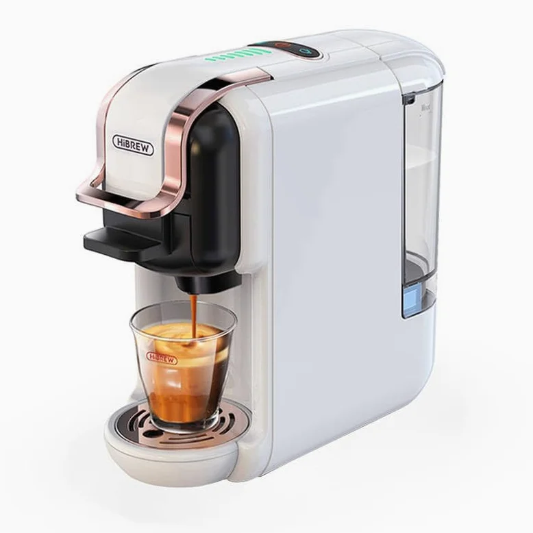 HiBREW Cafetera de cápsulas 5 en 1 H2B (blanco)