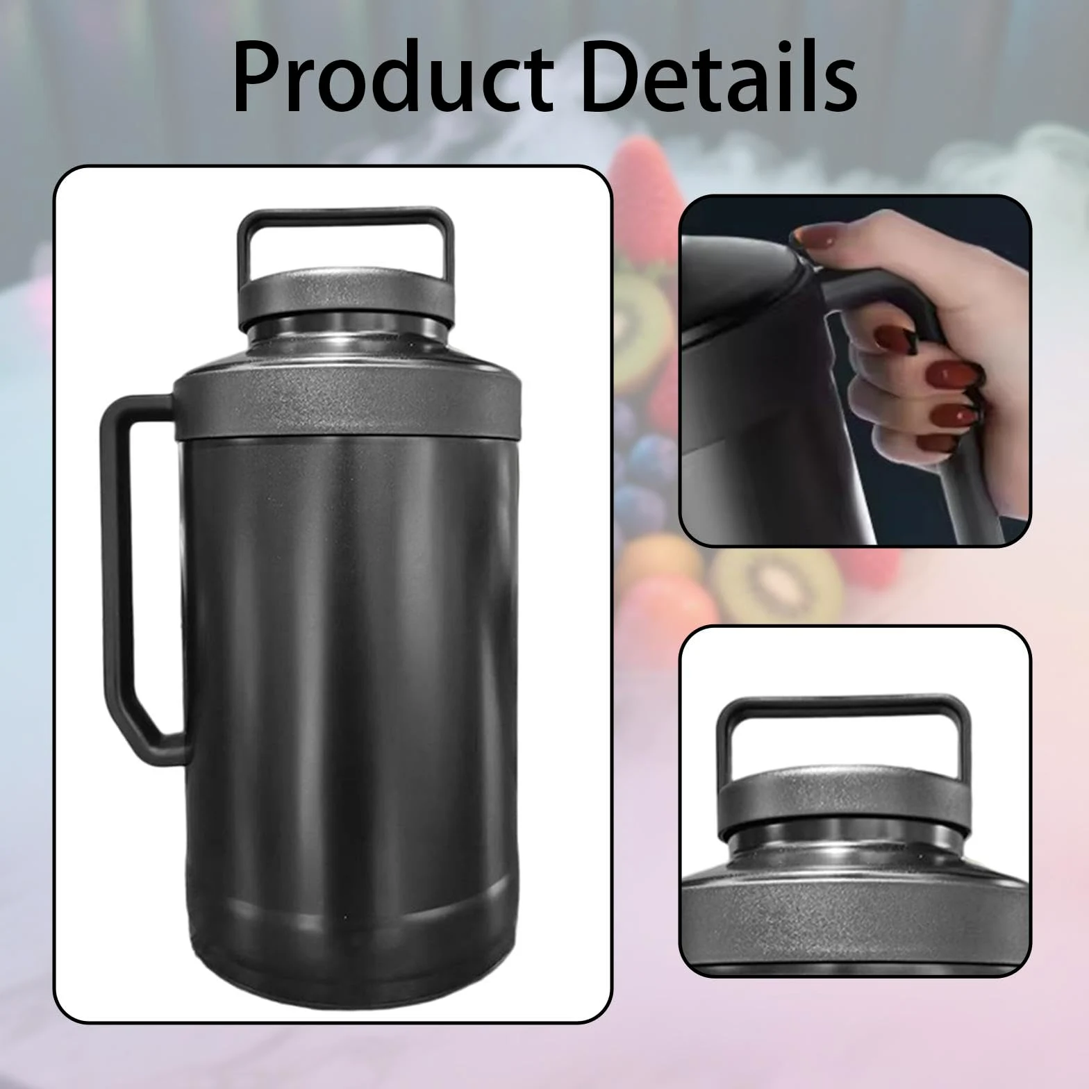 Cubo Portabotellas de 4000 Ml, Tanque de Aislamiento Multifuncional para Fiestas en