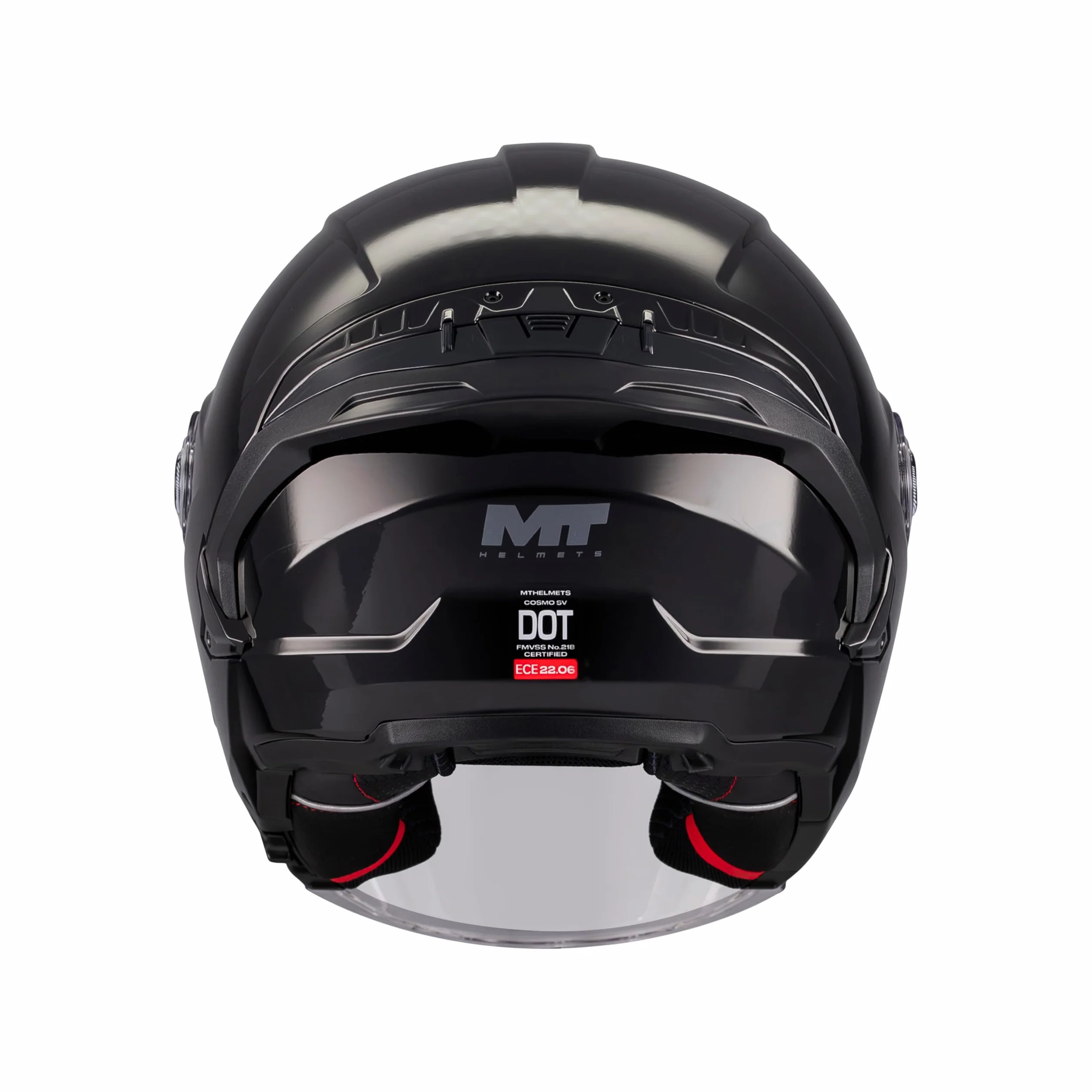 MT Helmets Cosmo SV Casco Moto Jet Visor Solar Retráctil Pantalla Extracción Rápida Interior Lavable Intercomunicador UCS Homologado ECE 22.06 DOT