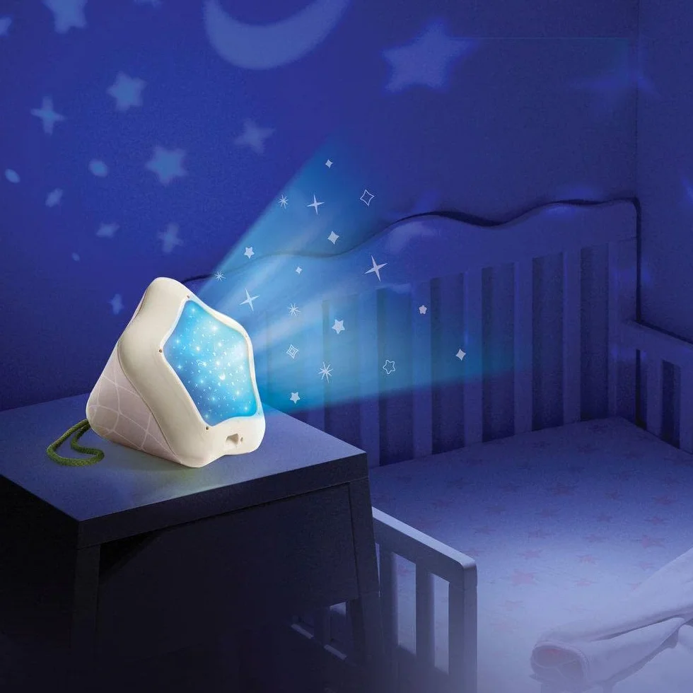 Tiny Love Boho Chic Tiny Dreamer Proyector Móvil de Bebé con Luz de Estrellas, Móvil Musical para Cuna con Relajante Luz Nocturna y Móvil Portátil para Bebé con Linterna para Llevar, 17 Melodías, 0m +