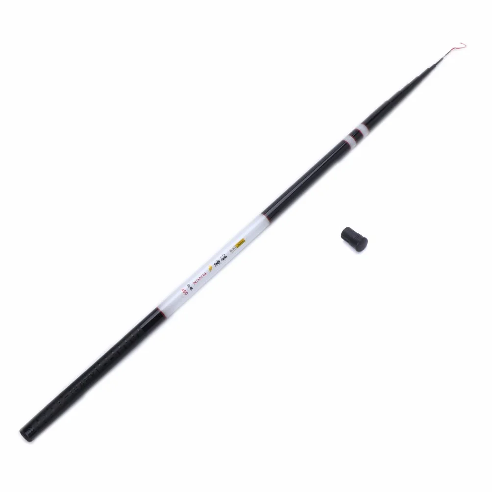 Caña de pescar telescópica 3.6-7.2m fibra de vidrio ultra ligero carpa