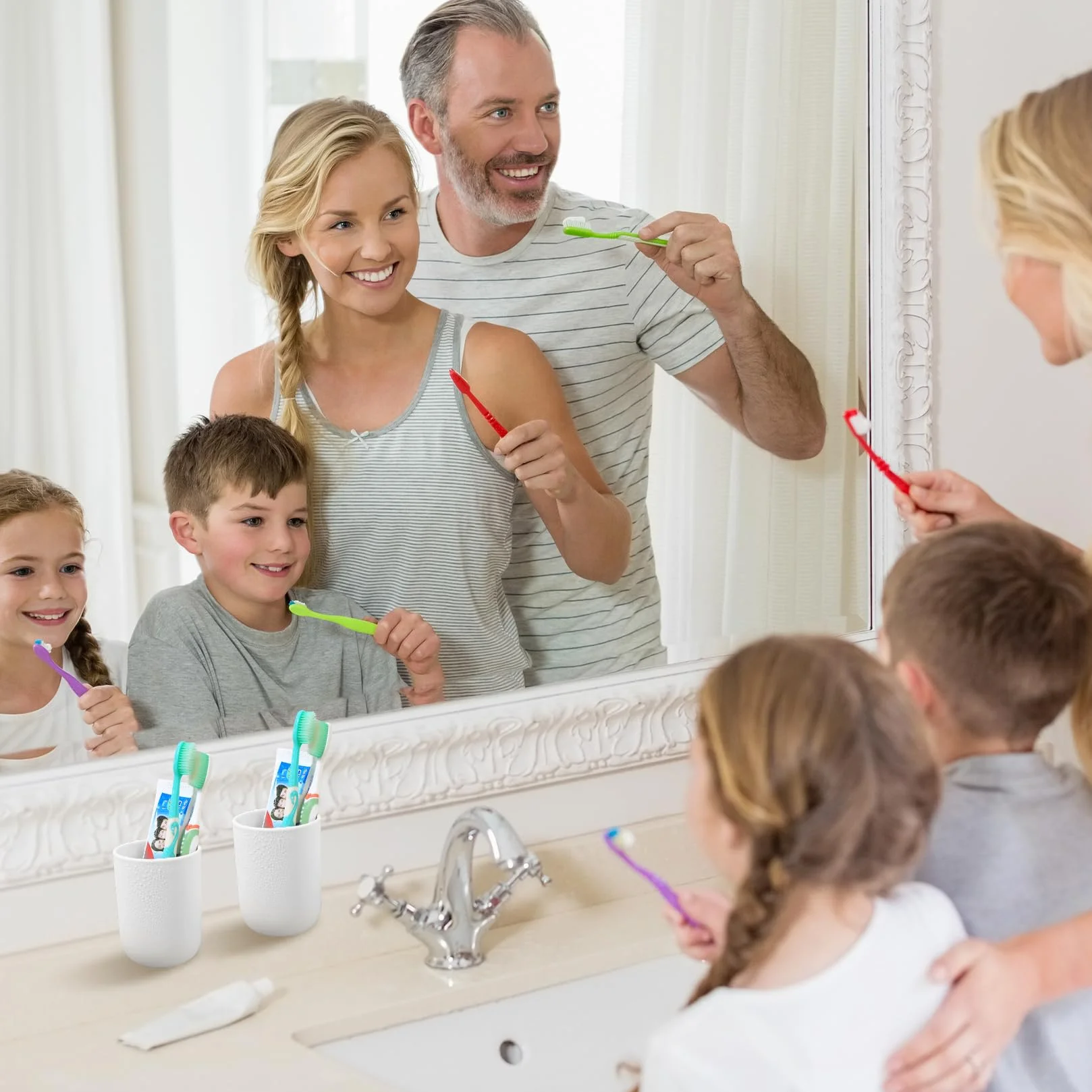 2 vasos de plástico para cepillos de dientes, vaso para cepillos de dientes, soporte para cepillos de dientes, vaso de agua, vaso para cepillos de dientes, vaso para cepillo de dientes, vaso para la