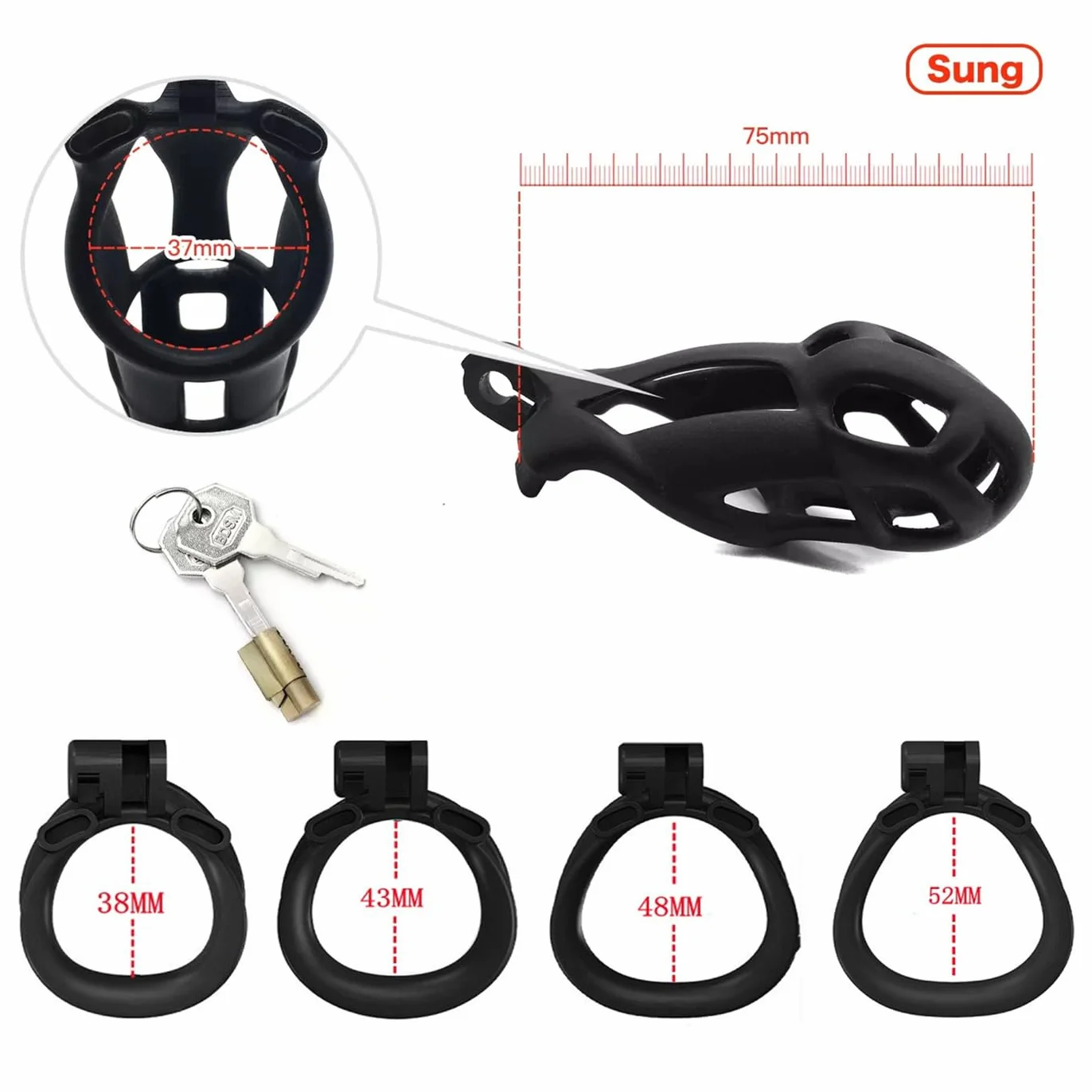 Jaula de Pájaro de Fitness de Silicona Negra para Saltar, Gimnasia, Accesorios Deportivos