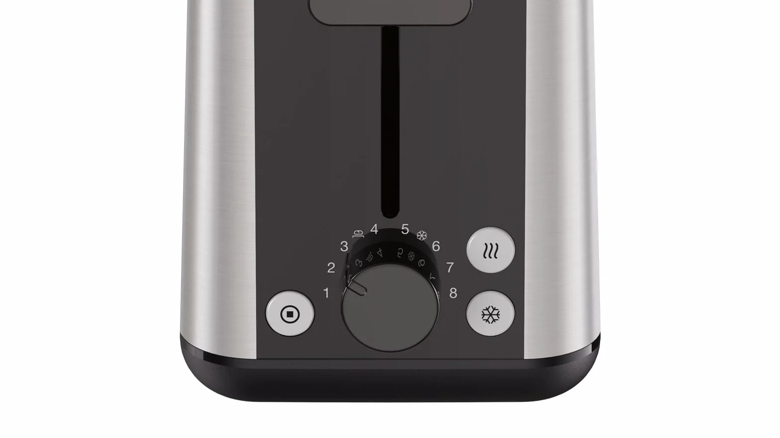 Braun PurShine HT1610BK, Tostadora con Ranura Extra Larga y 8 Niveles de Tostado, Funciones para Recalentar y Descongelar, Bandeja para Migas, Ranura de 25 cm, Potencia 1030W, Color Negro