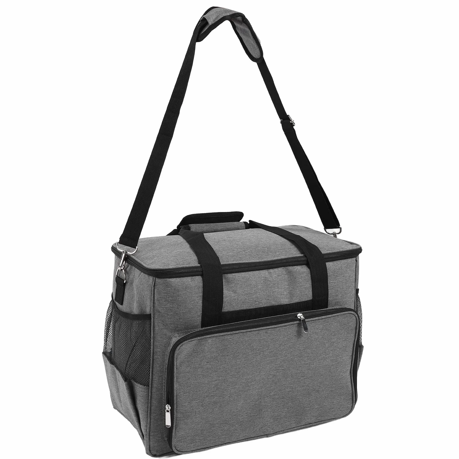 Estuche Portátil para Máquina de Coser con Gran Apertura, Gran Capacidad para Organizar Suministros de Costura en Poliéster, 1 Juego