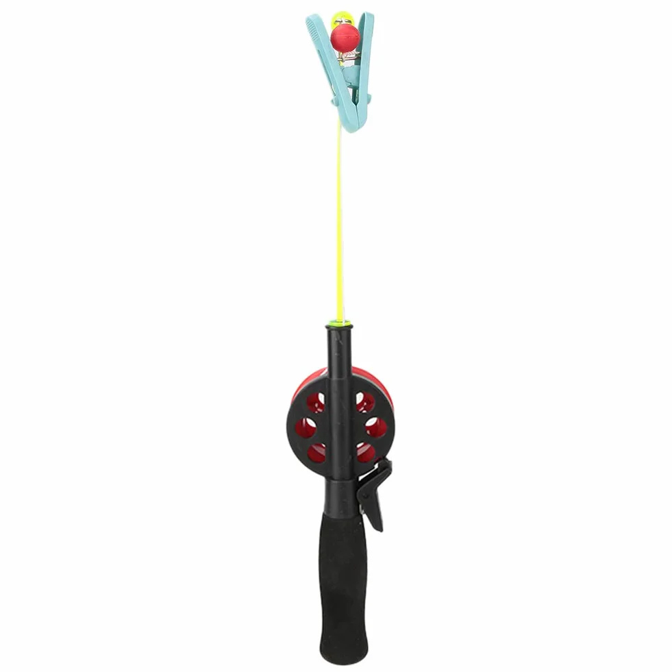 Mini Combo Caña de Pescar y Carrete, Captura de Camarones para Pesca en Hielo para Niños
