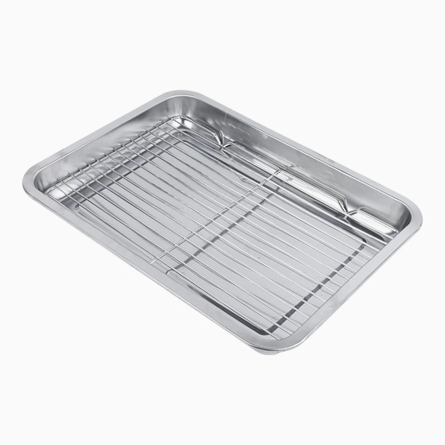 Bandeja para Hornear con Rejilla, Bandeja para, Utensilios para Hornear, Bandeja para para Cocinar, Reuniones Familiares, Restaurant, tal como se describe, 45cmx35cmx48cm