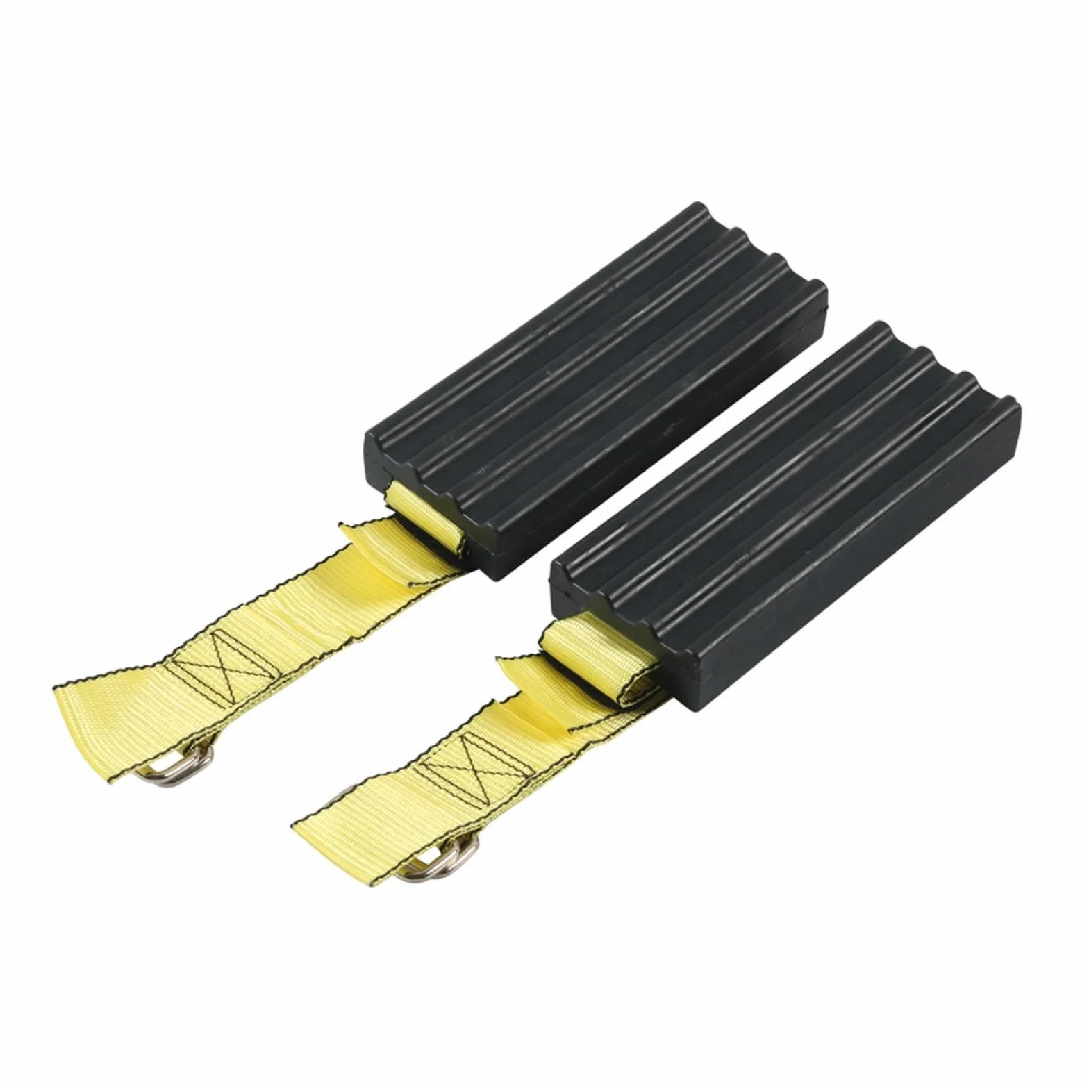 2 dispositivos de tracción de neumáticos para escape de arena de barro y nieve, cinturones de poliuretano antideslizantes, kit de recuperación de instalación rápida para conducción en invierno, negro