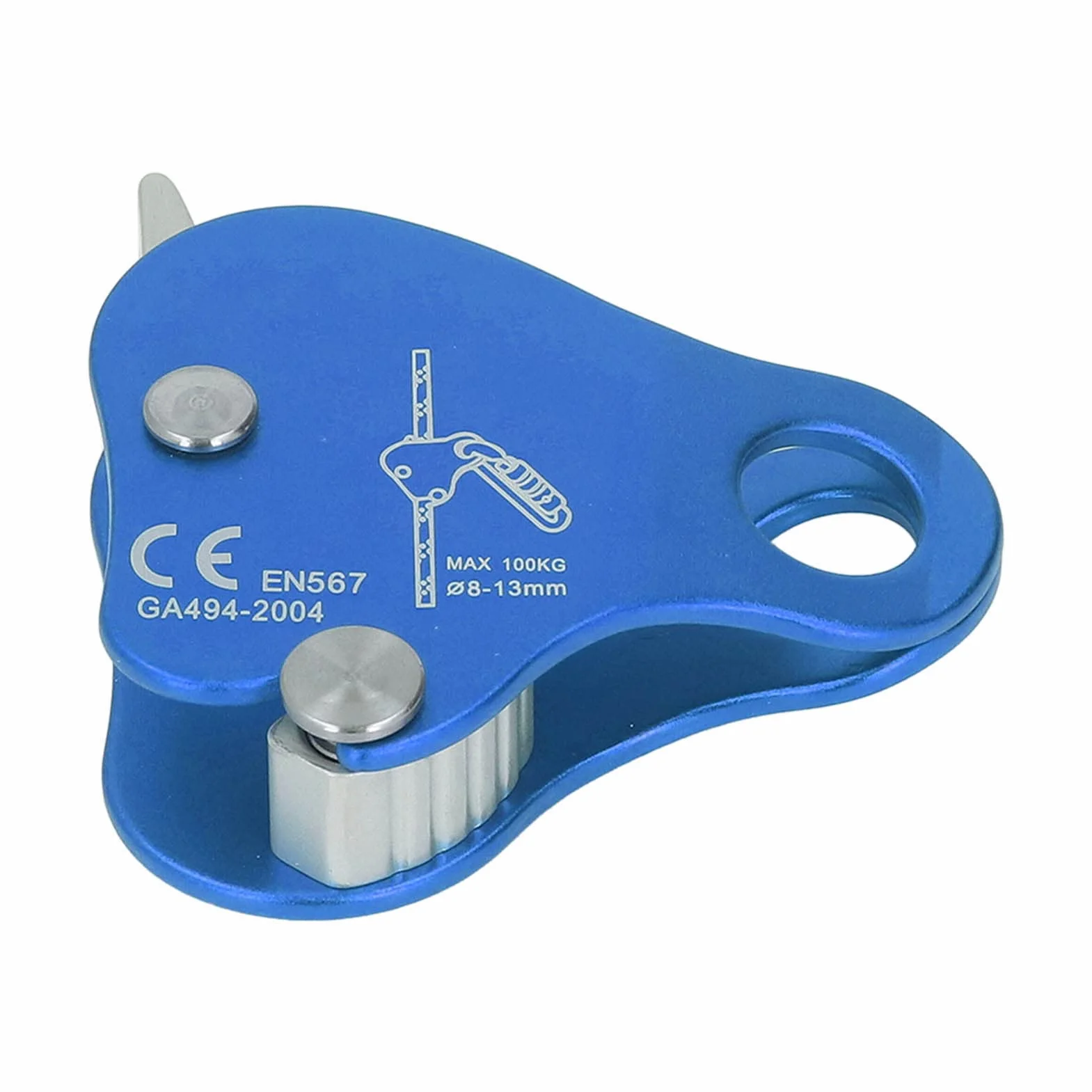 Agarre de Cuerda de Escalada Ascensor de Bloqueo Automático Aleación de Aluminio 8-13 Mm