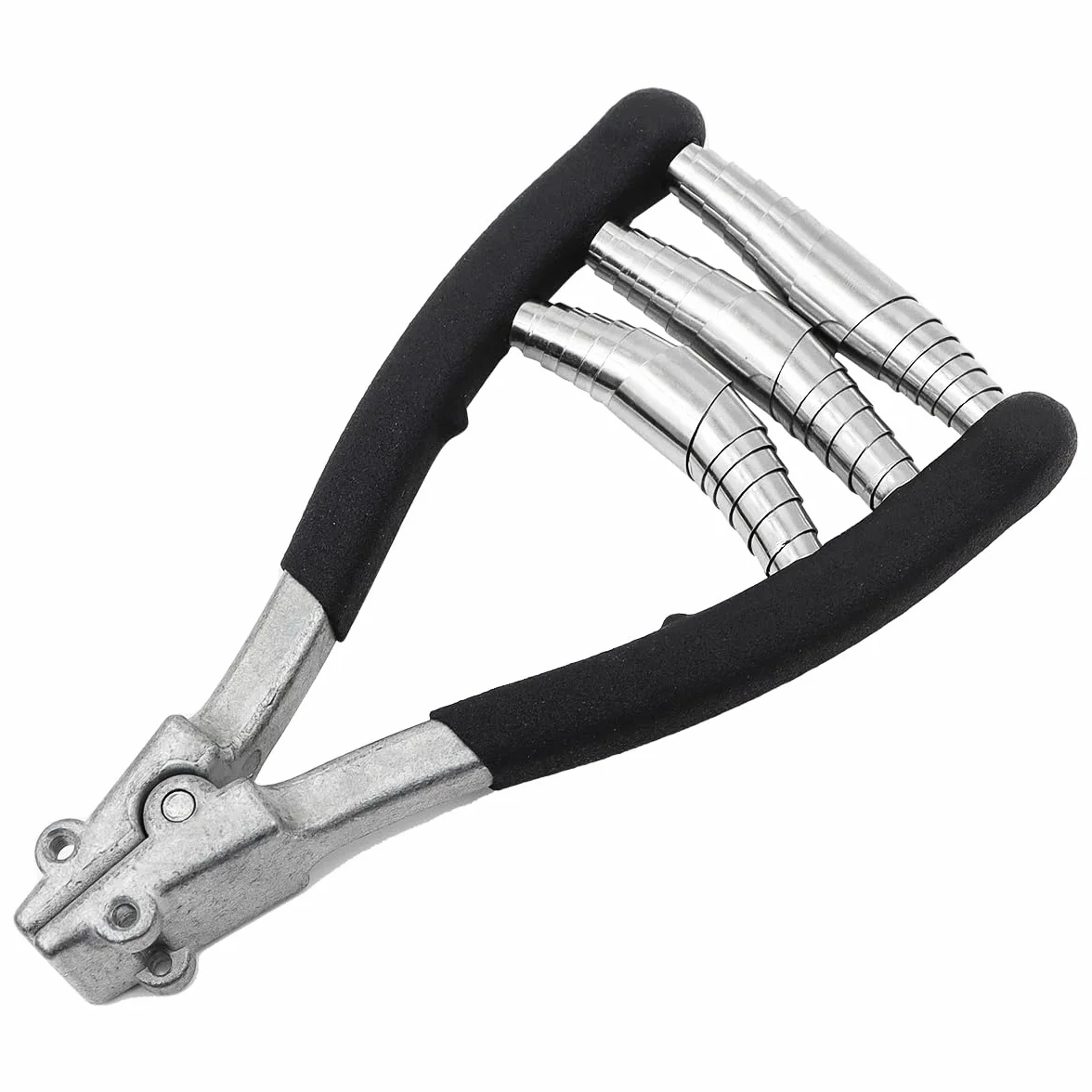 Abrazadera de Inicio para Raqueta de Tenis de Cabeza Ancha, 3 Resortes, Negro