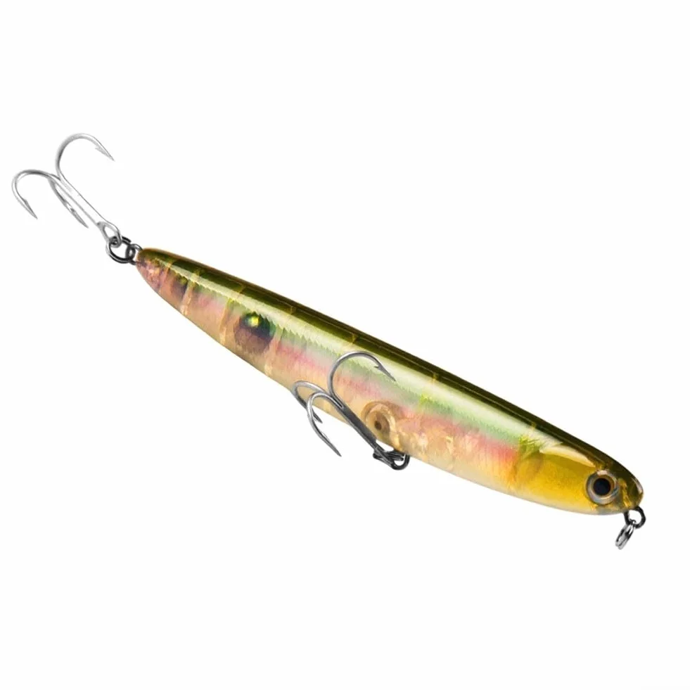 Cebo flotante 11 cm 13 g con sonajeros integrados para pesca lubina lucio ABS