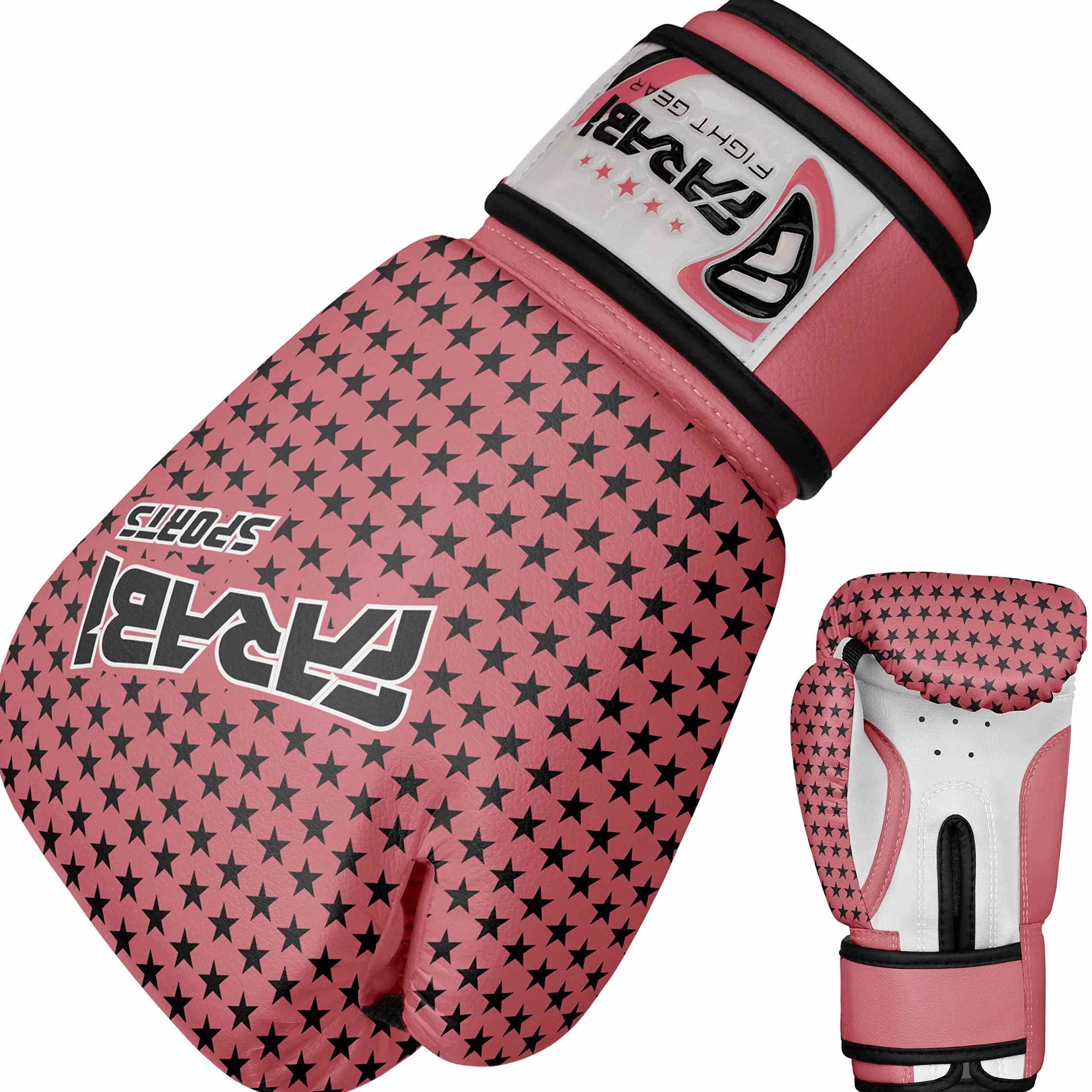 Farabi Guantes de boxeo para niña MMA Muay Thai Rosa 113 g