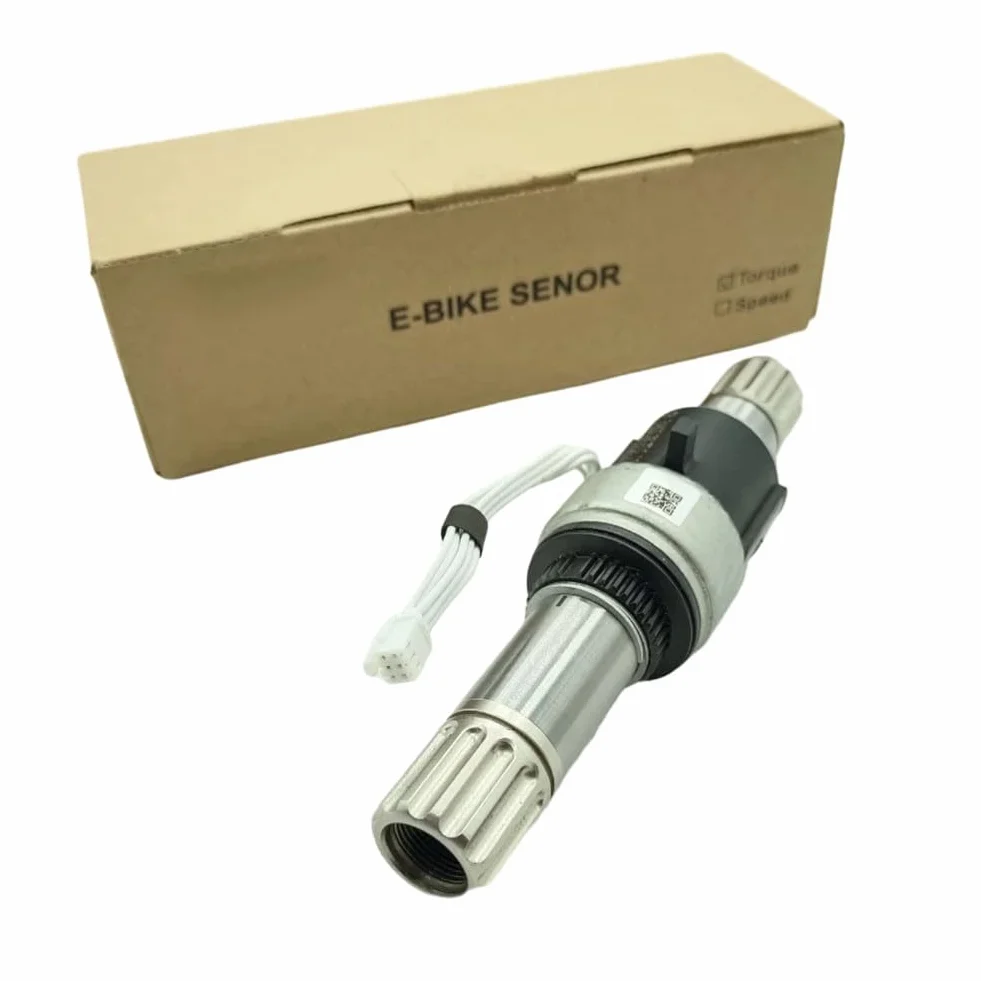BAFANG M500 Sensor central de par, reemplazo de asistencia eléctrica de eje de acero, cable de 6 pines