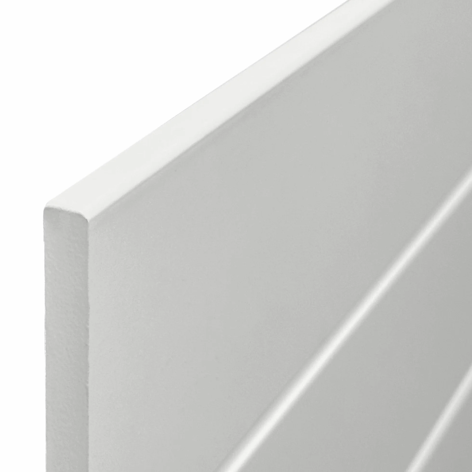 DHOME Cabecero de Madera reciclada DM Estilo Palet Horizontal Cama Palets Herrajes incluidos (135x46 Palet 5, Blanco Sólido)