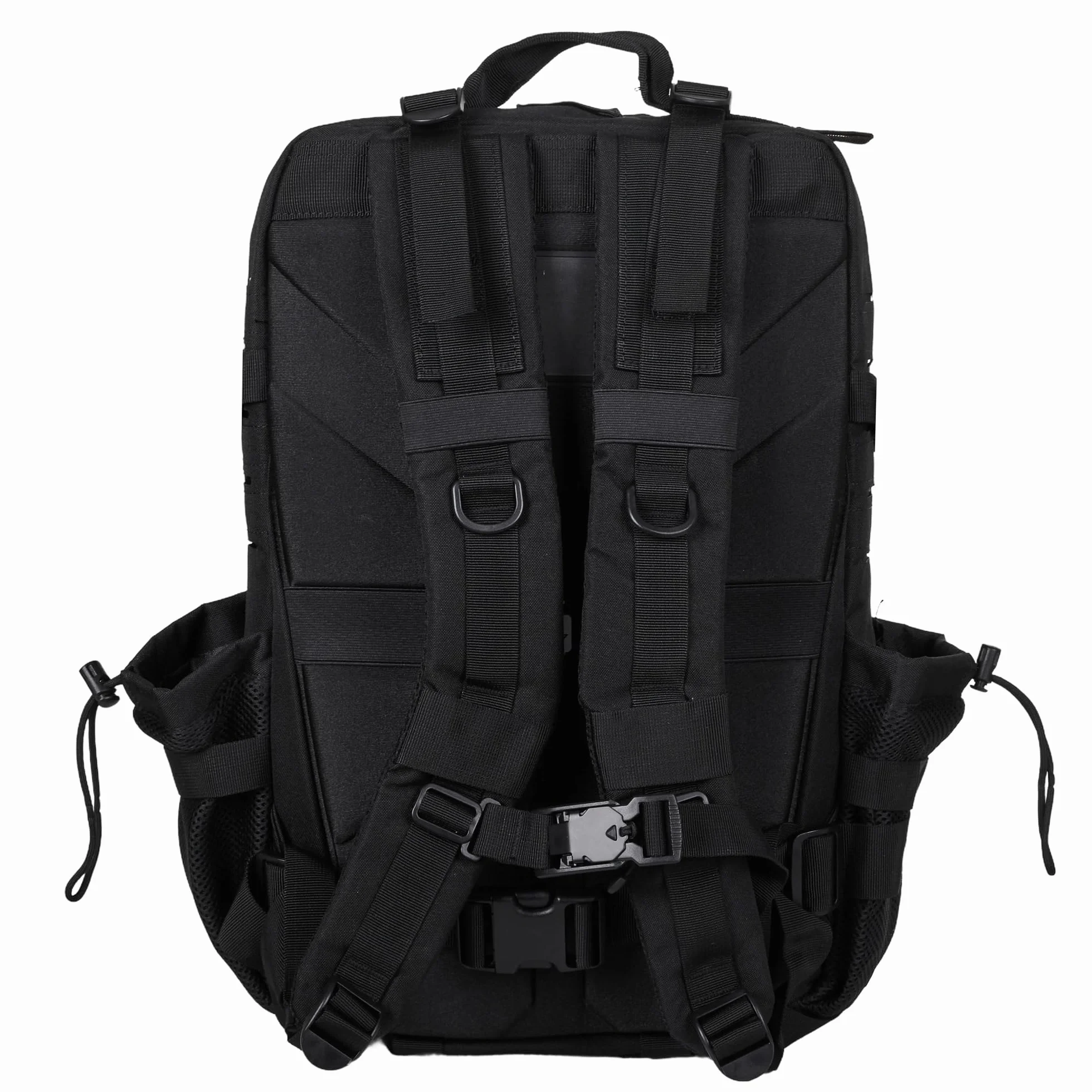 ELITEX TRAINING Mochila Táctica 45L V2 Repelente al Agua Oxford 1000D Cremallera Impermeable Negro