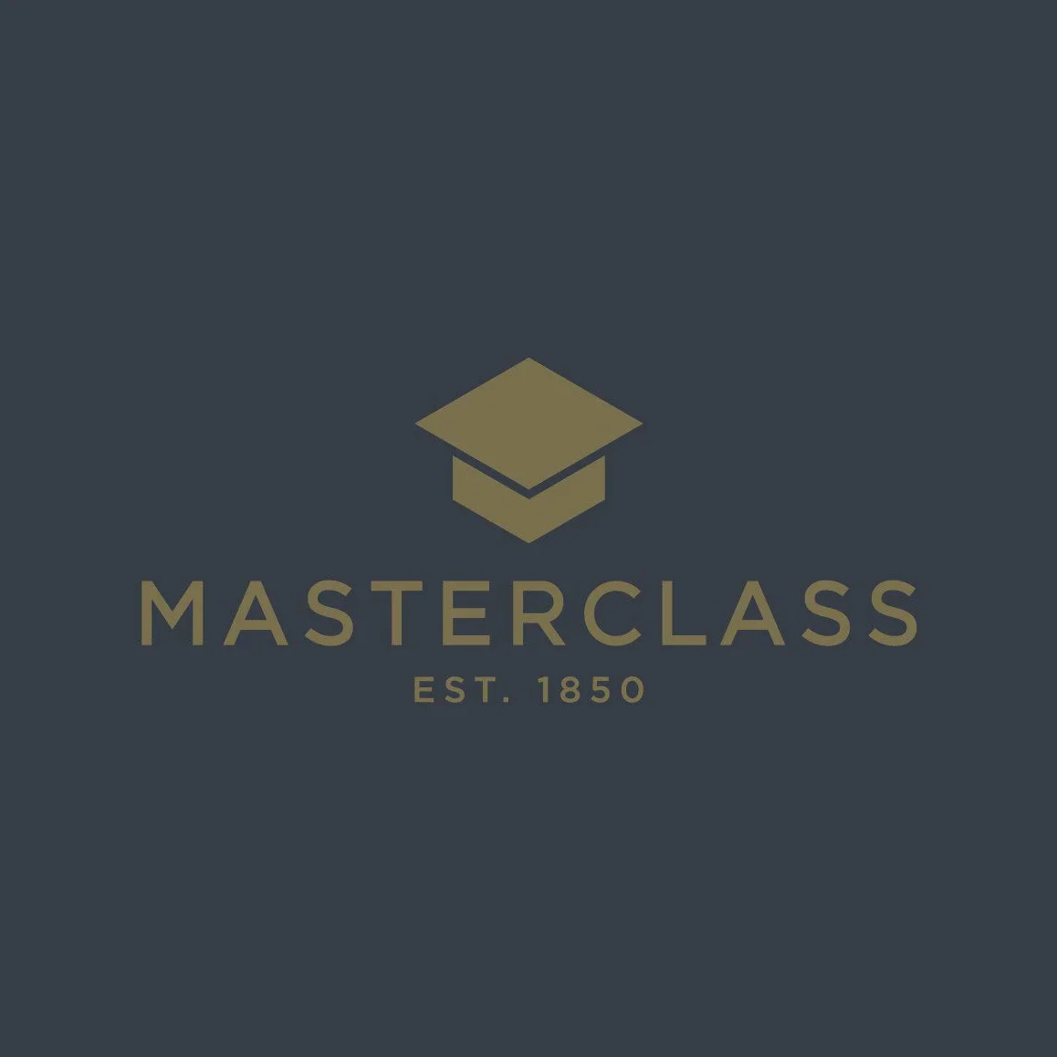 MasterClass Colador de Acero Inoxidable, Negro Mate / Efecto Latón, 25 cm