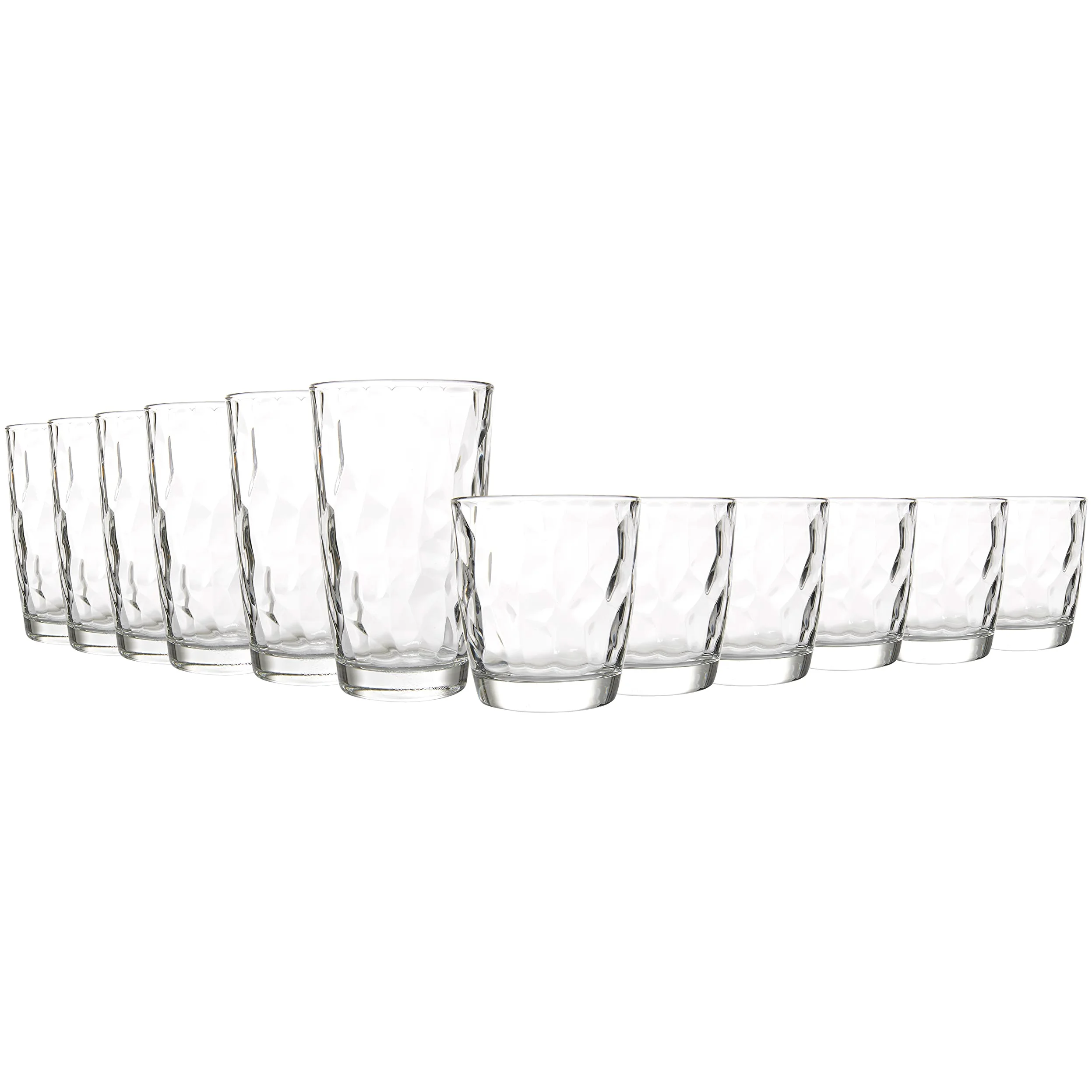 Bormioli Rocco Diamond Set Bicchiere Acqua e Bibita Set 12 Pz