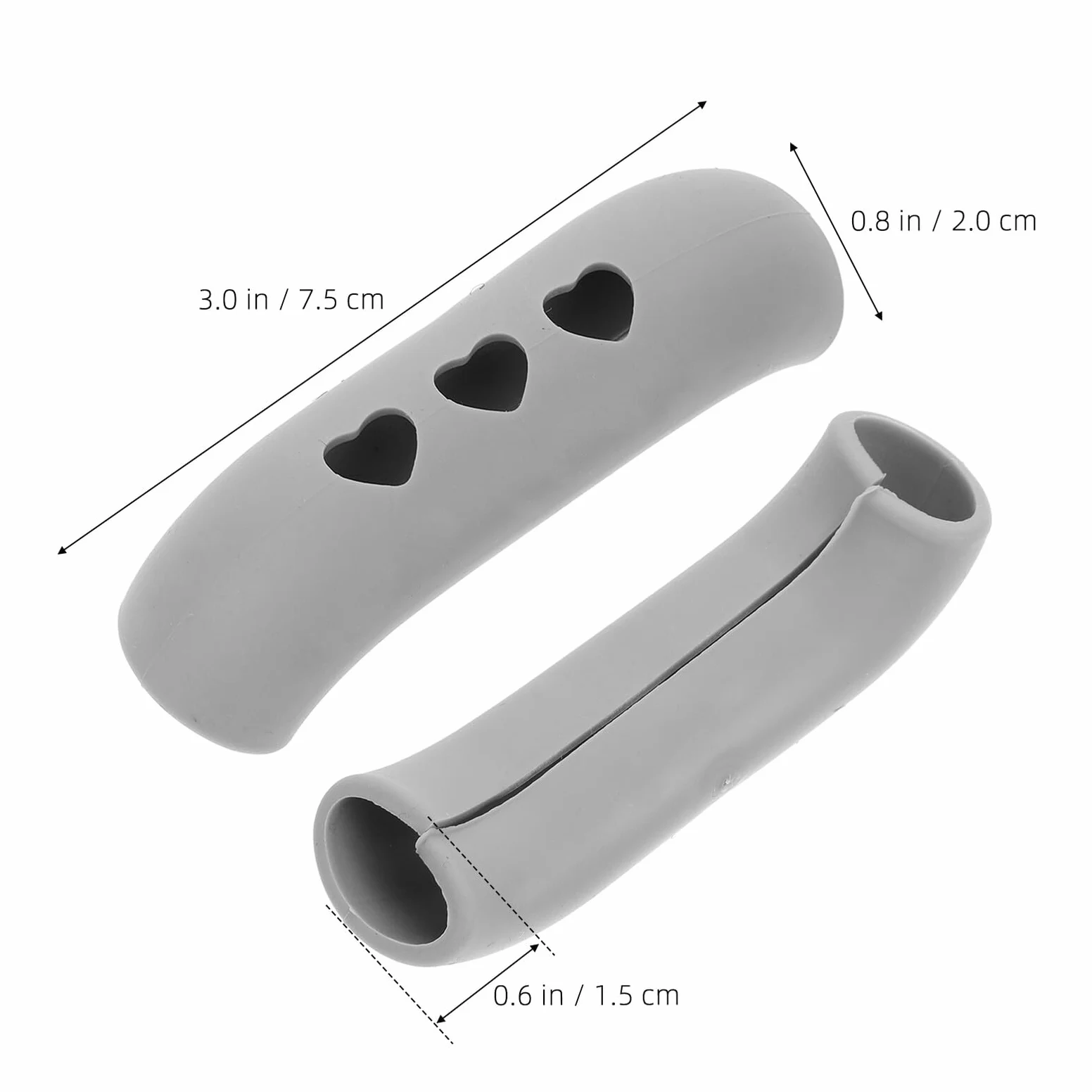 TOPBATHY Funda Aislante para Asas de Sartenes Resistente al Calor Antideslizante Juego de 80 Unidades en Rojo Gris Claro Negro y Azul para Ollas Cacerolas y Utensilios de Cocina