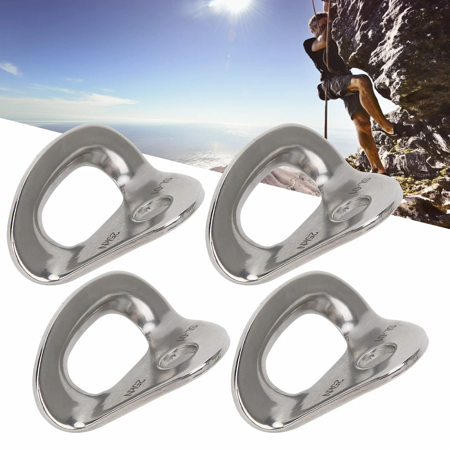 Anclajes de Escalada en Roca Fuerte Fuerza de Tracción Pernos de Suspensión Duraderos