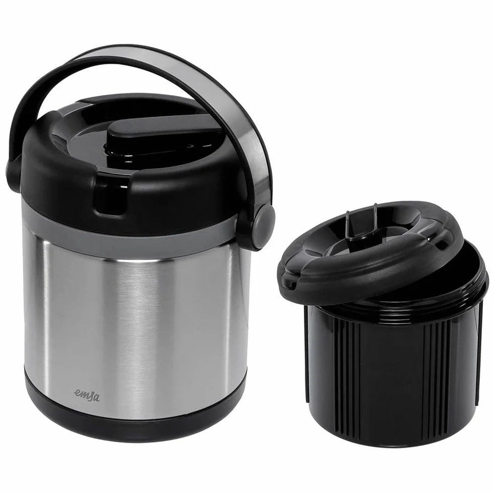 Emsa Mobility - Termo para sólidos, 1,2 l, Color Negro