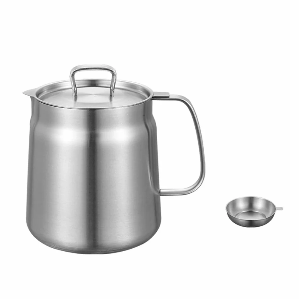 Sistema de gestión de aceite de alta calidad, filtro y almacenamiento de doble propósito, acero inoxidable, 1.5/2L